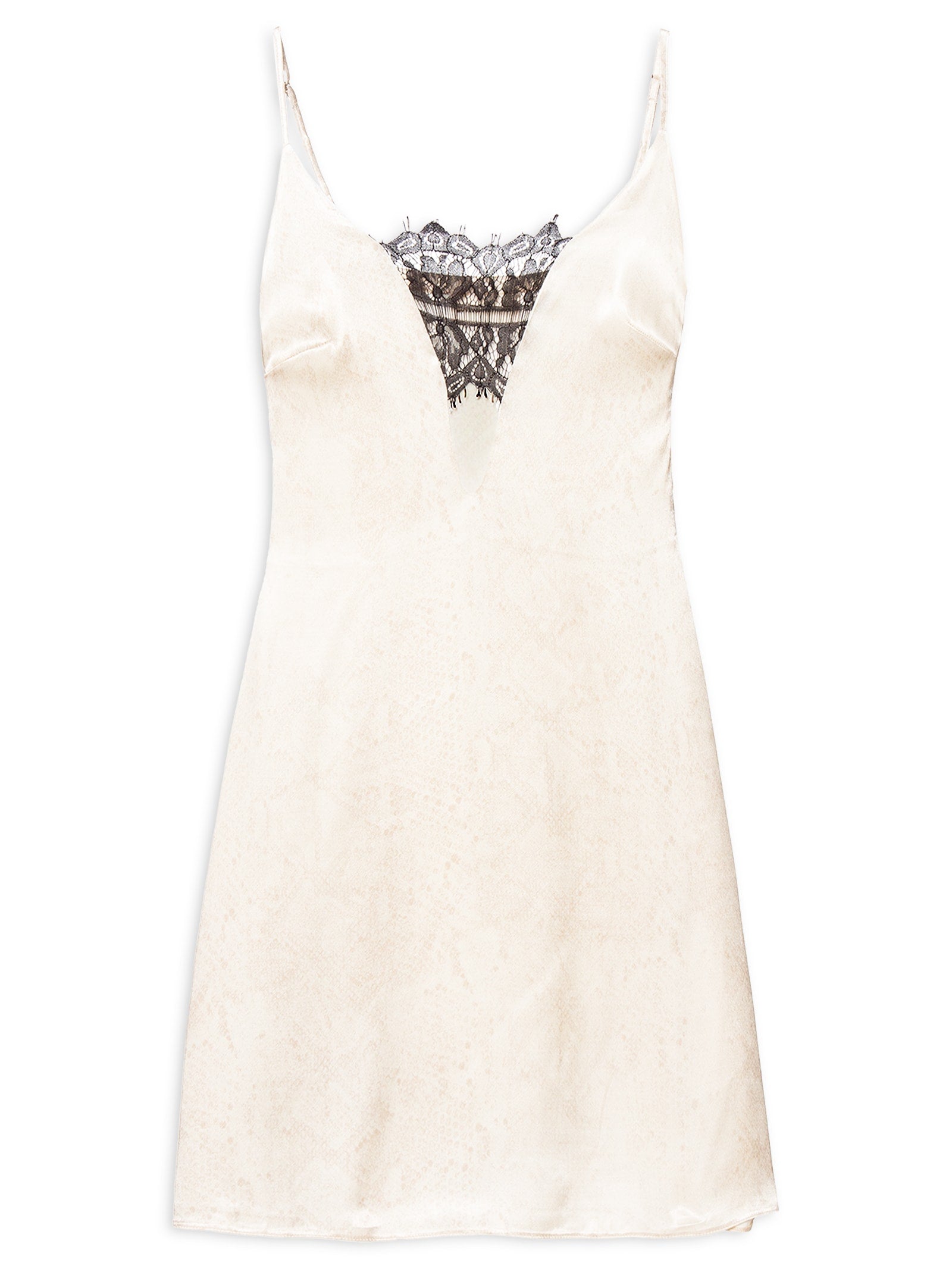 Vestido Canelado Curto com Cut Out - Bege