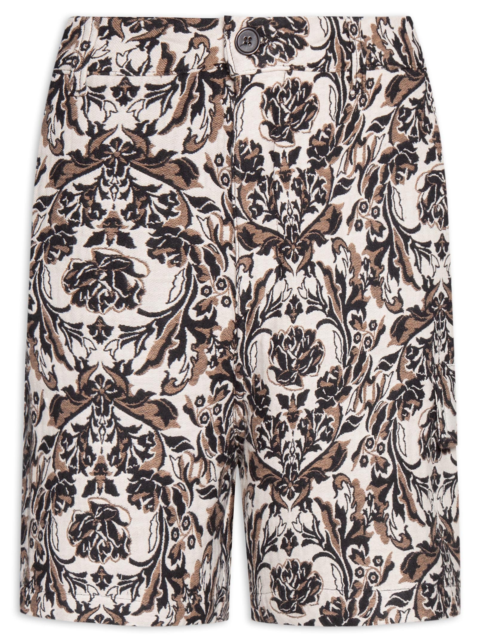 Bermuda Masculina Over Rose Glitch - Preto