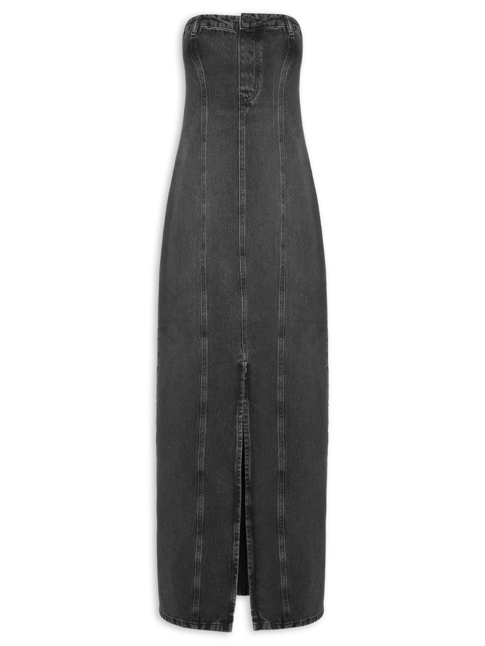 Vestido Amarração Longo 1989 - Preto