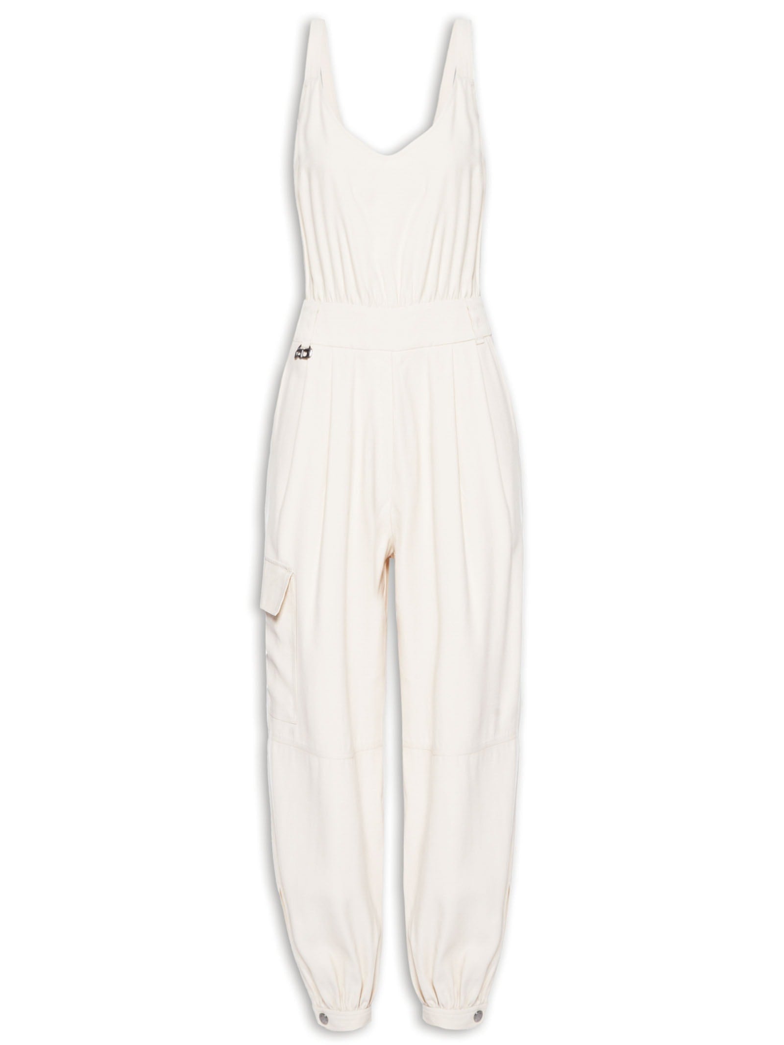 Macacão Feminino Alfaiataria - Bege