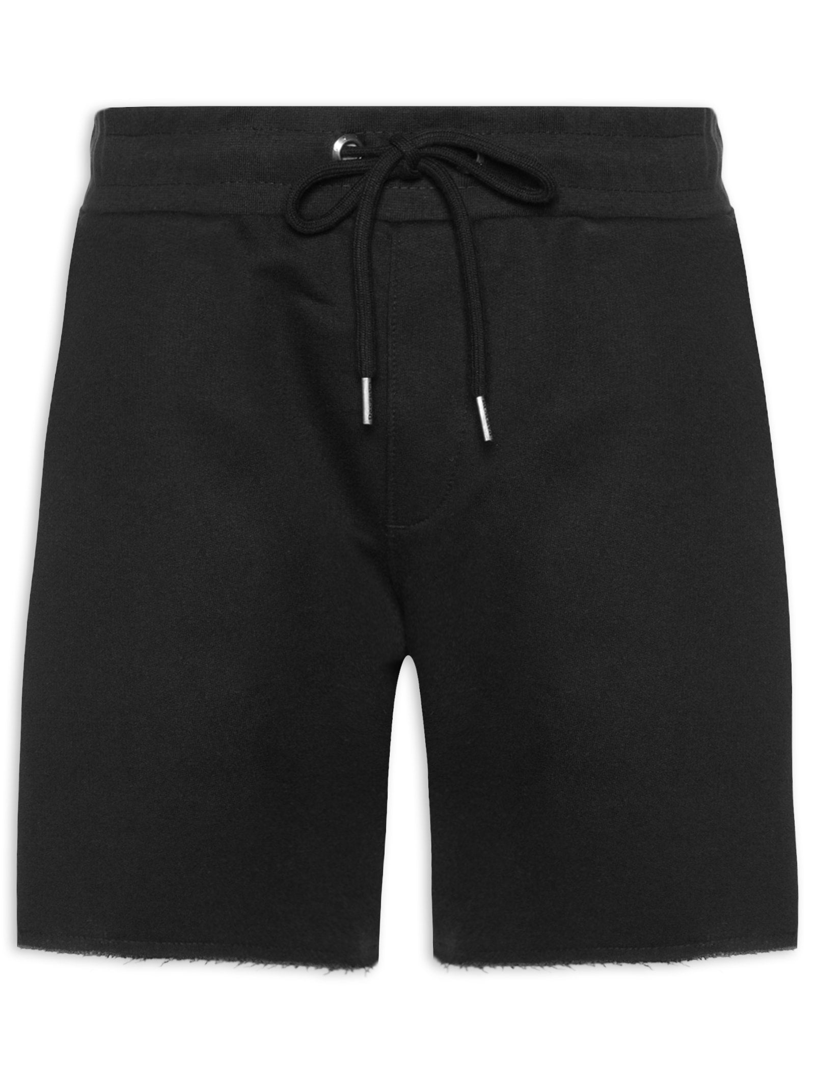 Bermuda Masculina Casual Moletom Orquidea Night - Preto