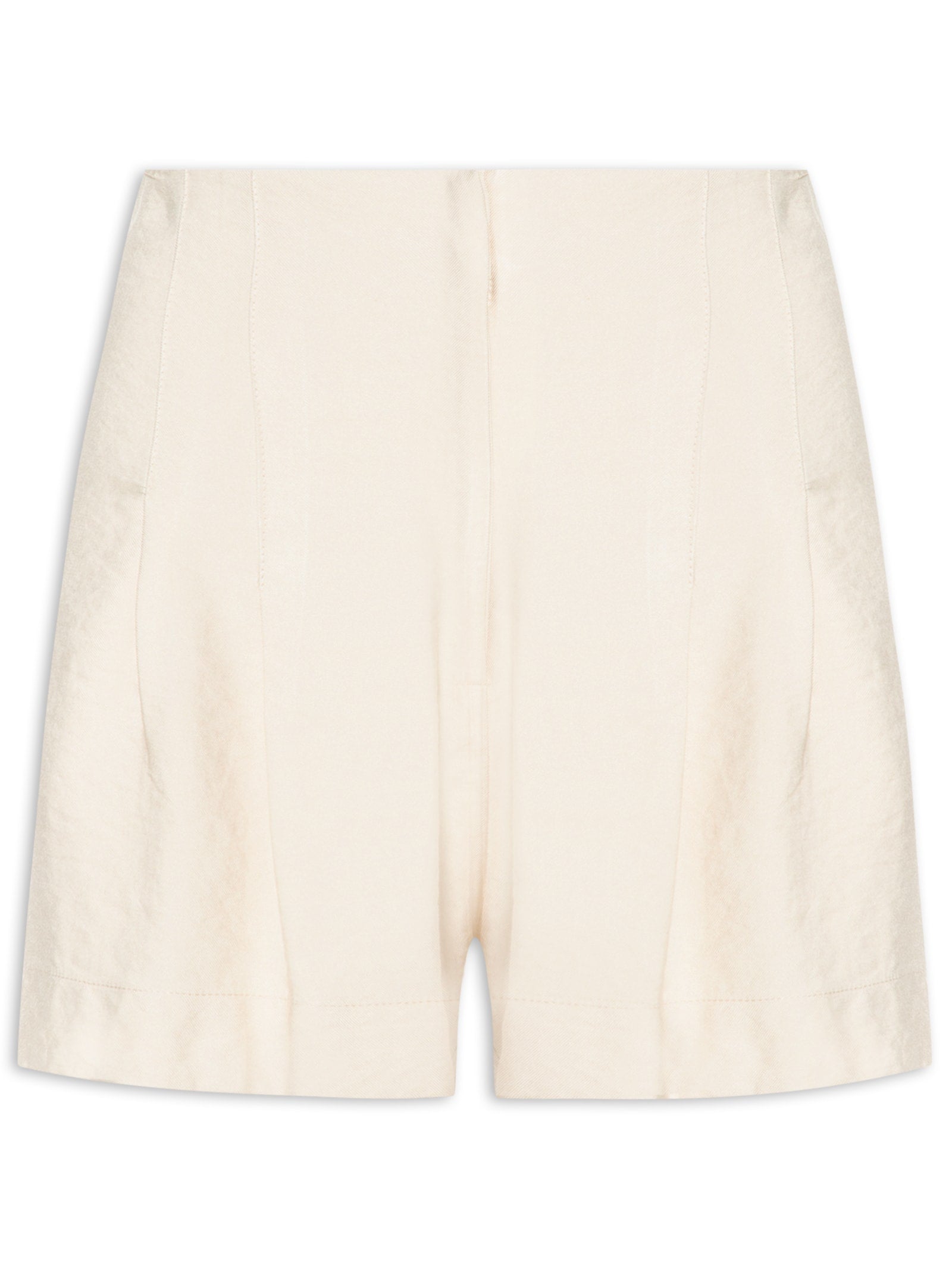 Short Feminino Alfaiataria Aleta Cós - Bege