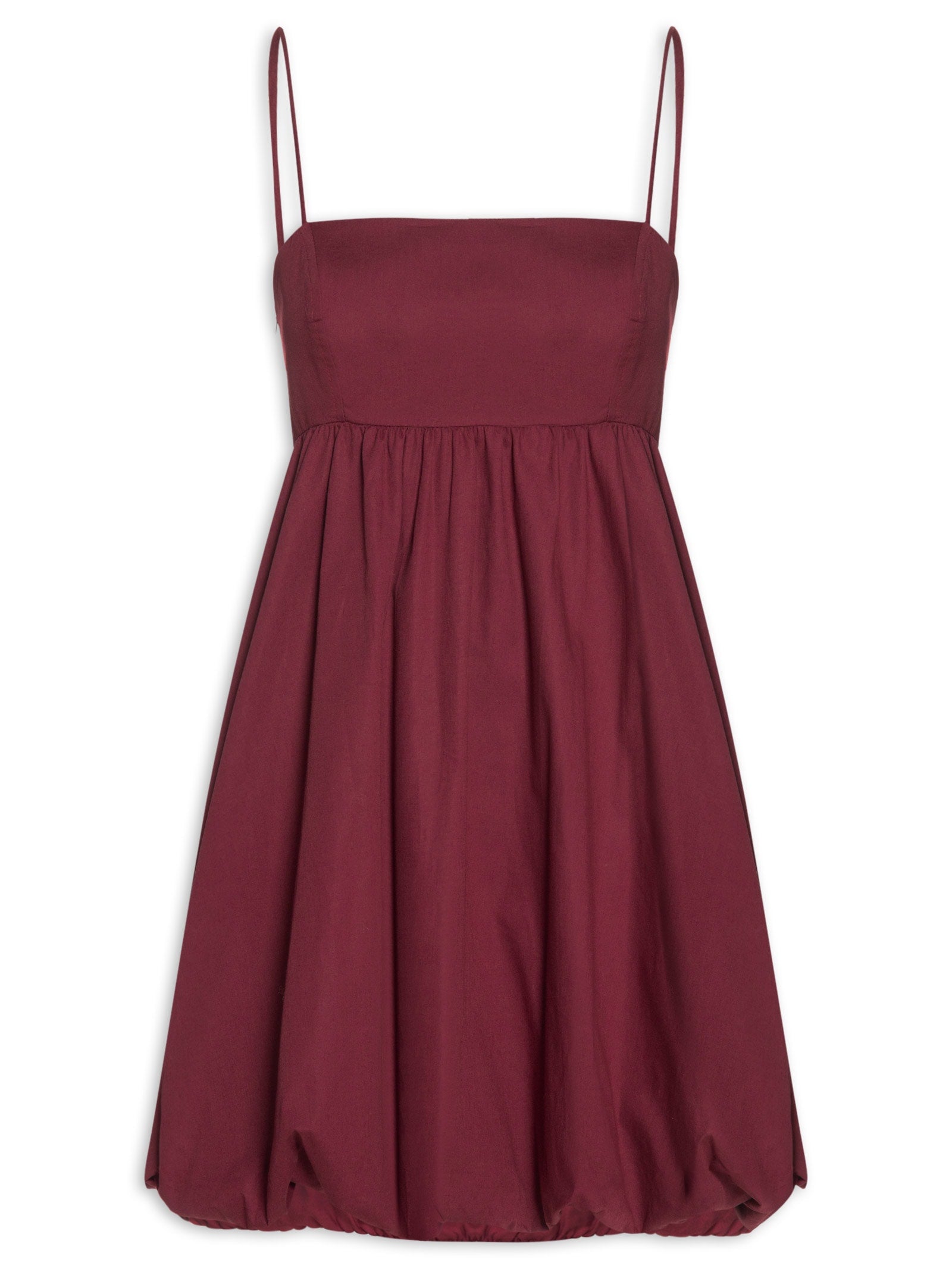 Vestido Algodão Midi 2 em 1 - Vermelho