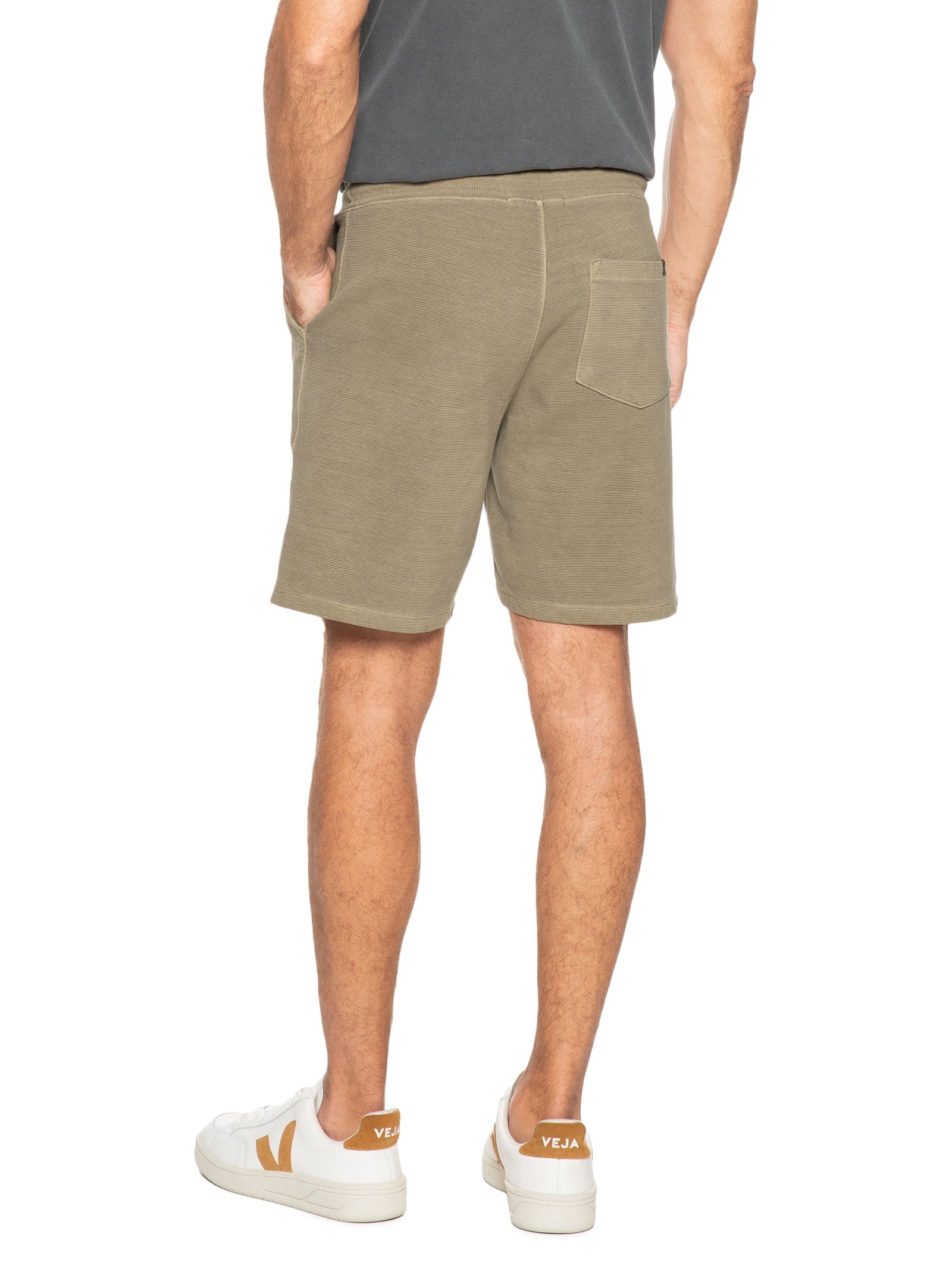 Bermuda Masculina de Moletom Neblina - Cinza - Imagem 4