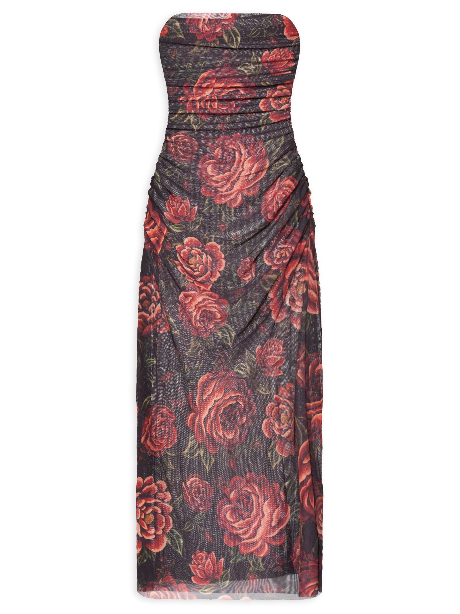 Vestido Curto Flor Rosalia - Preto