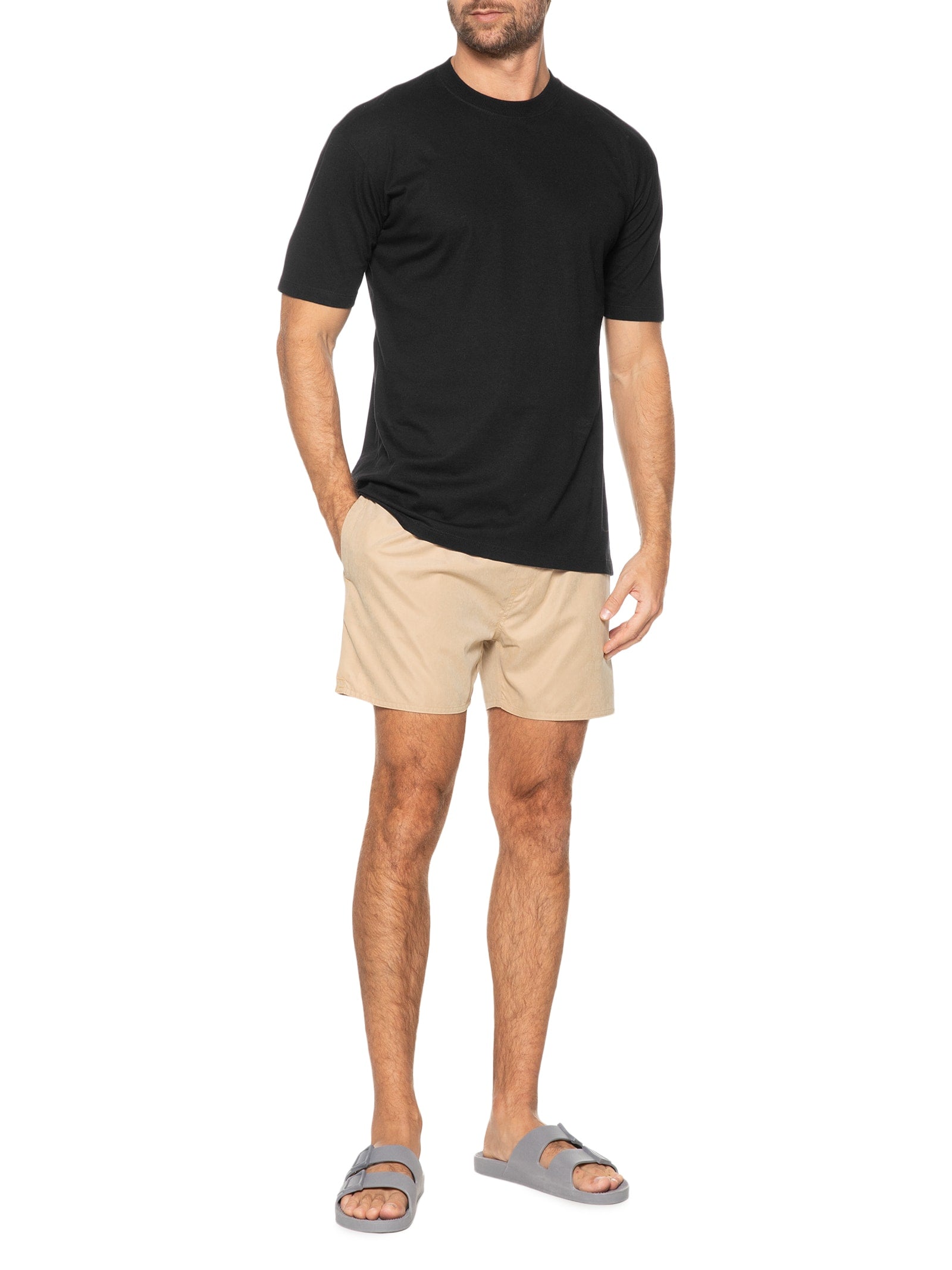 Short Masculino Swimshorts Peach Skin Ribeira - Preto - Imagem 2