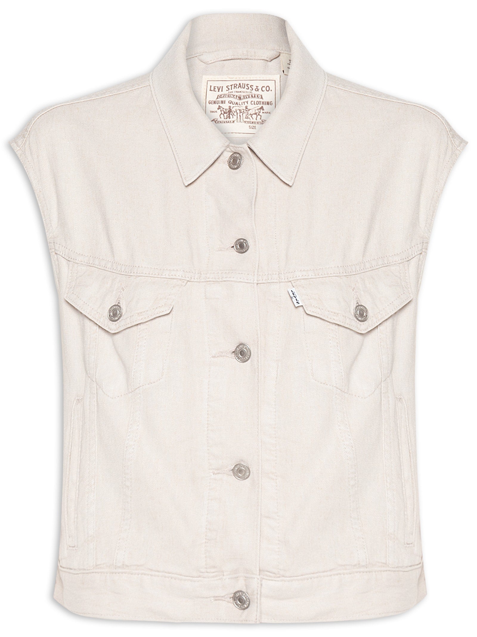 Camisa Classic Linen Mc - Off White