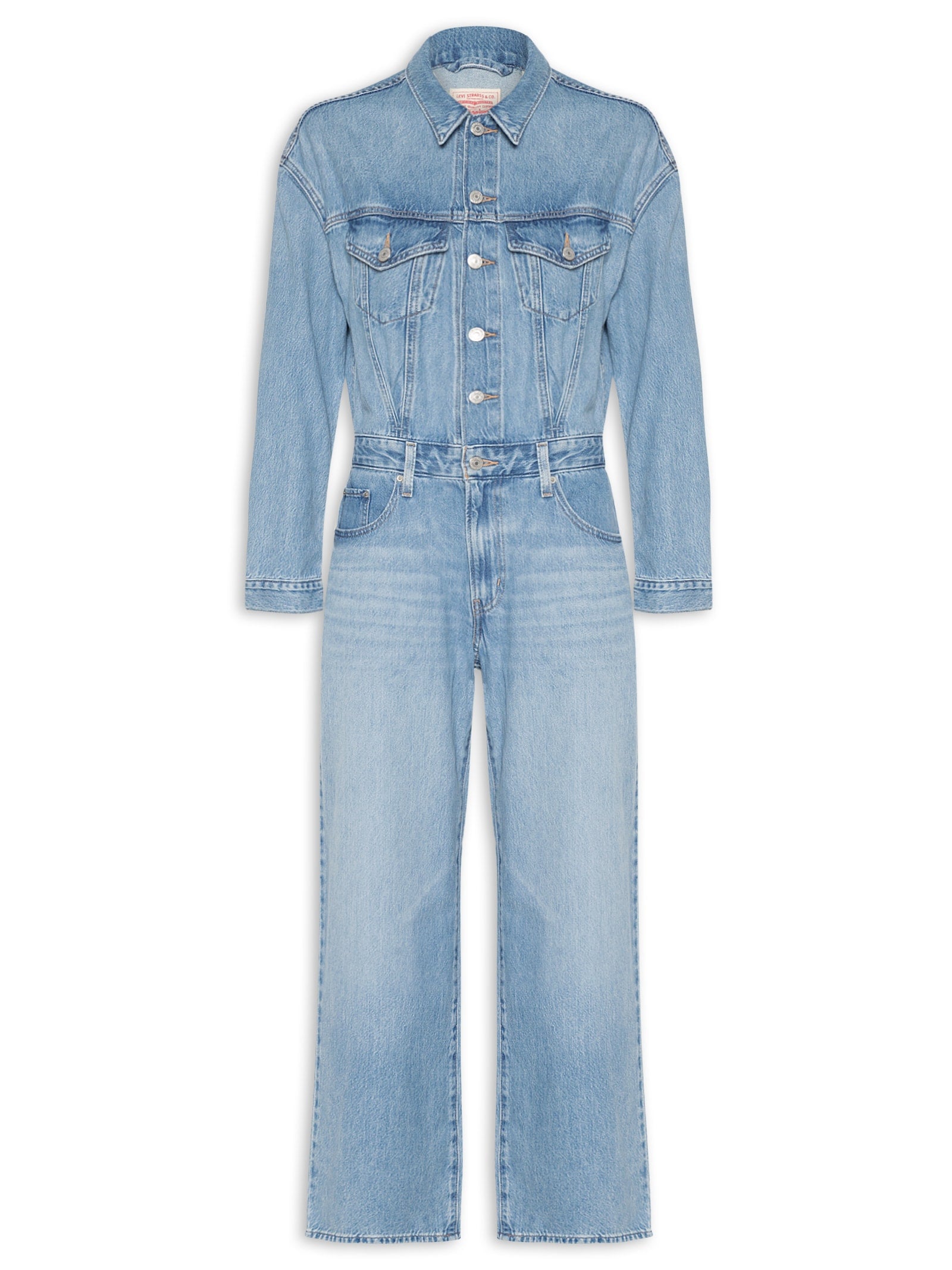 Macacão Feminino Roomy Jumpsuit - Azul