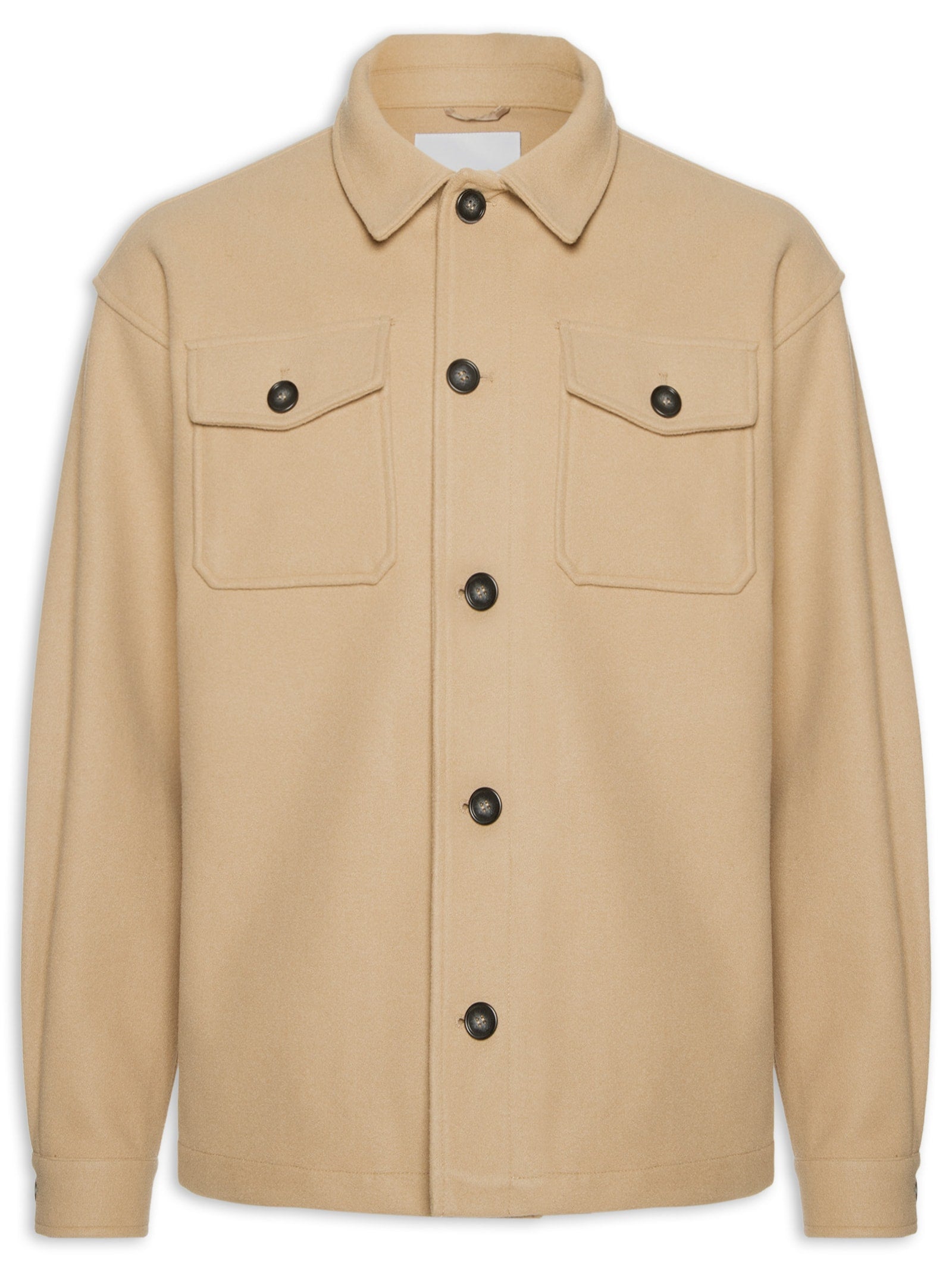 Bermuda Masculina Sarja Bolso Cargo - Bege