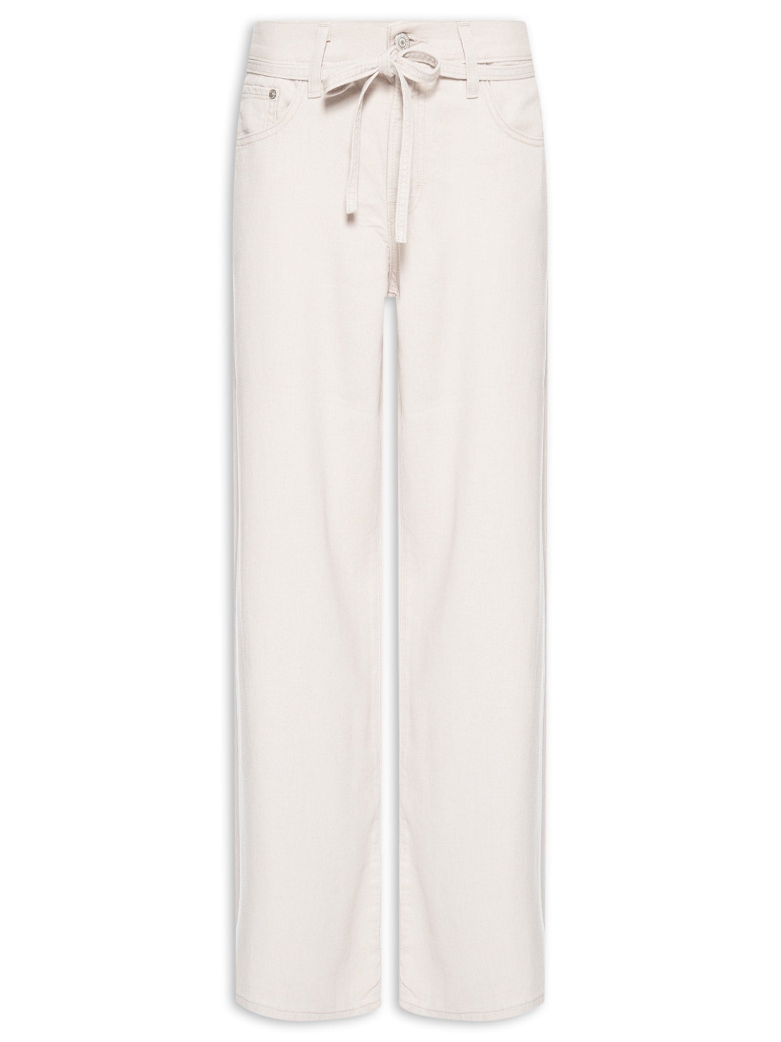 Calça Feminina 90s Straight - Bege