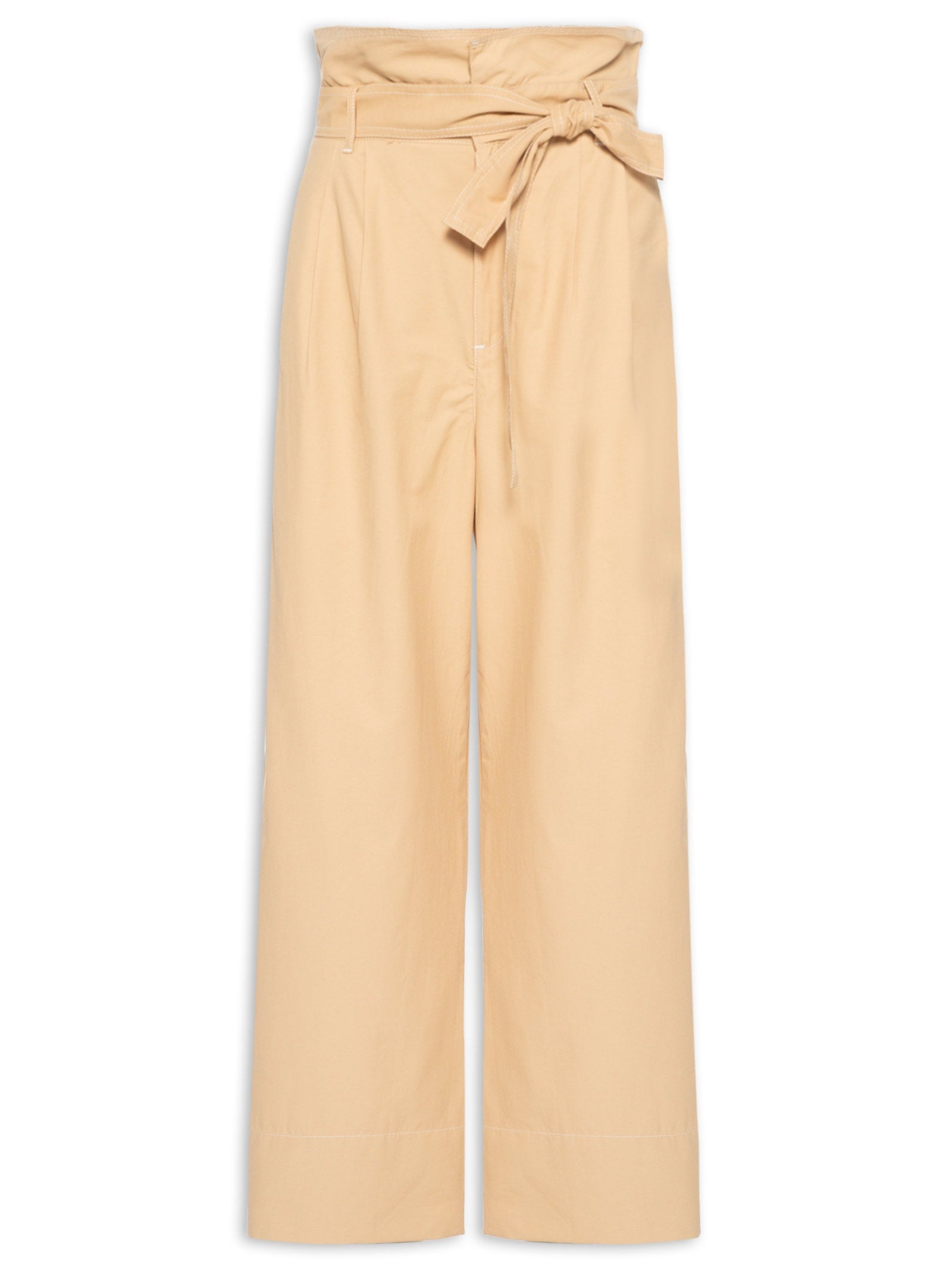 Calça Feminina Cós Faixa Reta - Bege