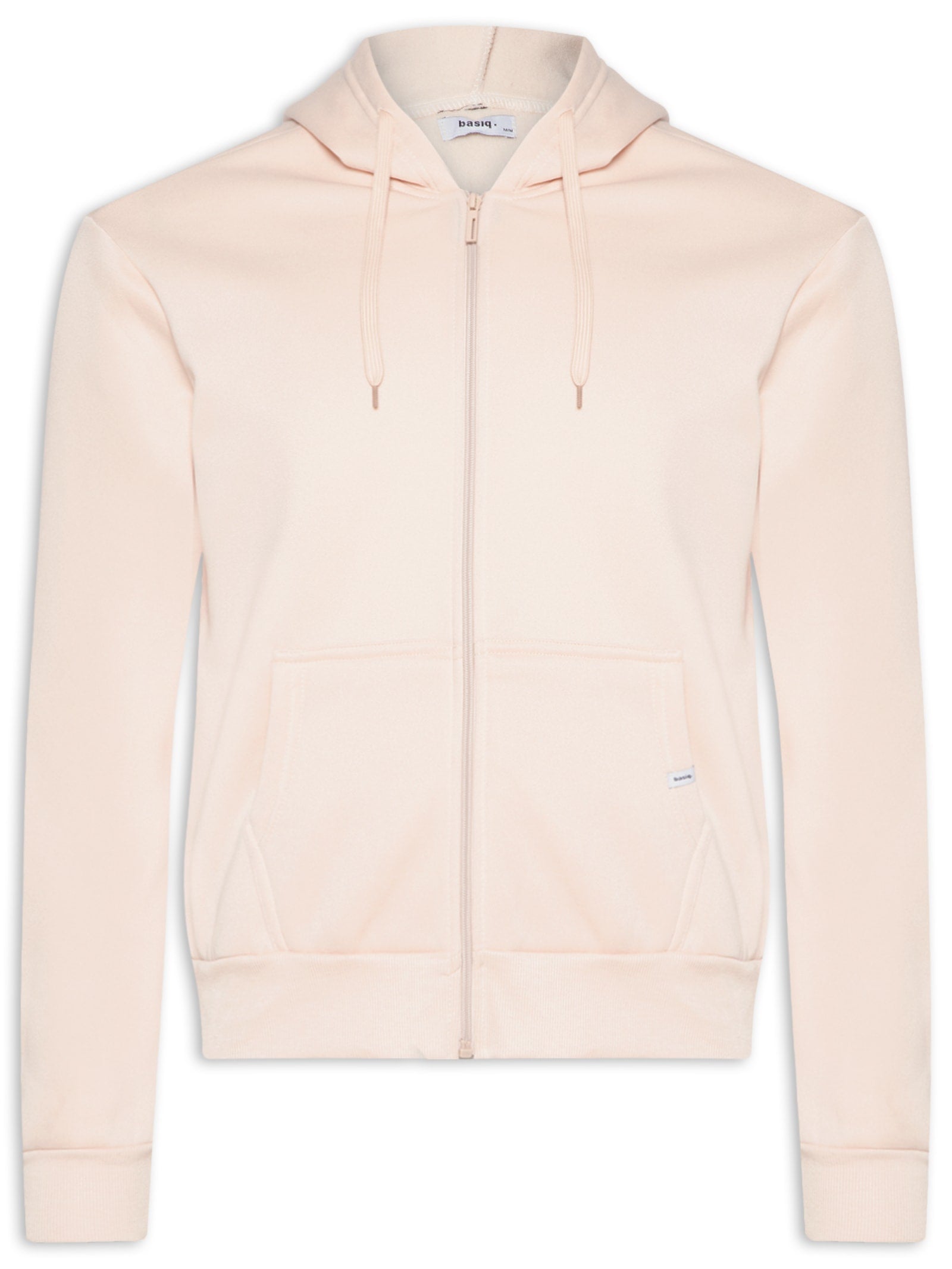 Casaco Masculino Moletom Neoprene Com Zíper e Gorro - Azul