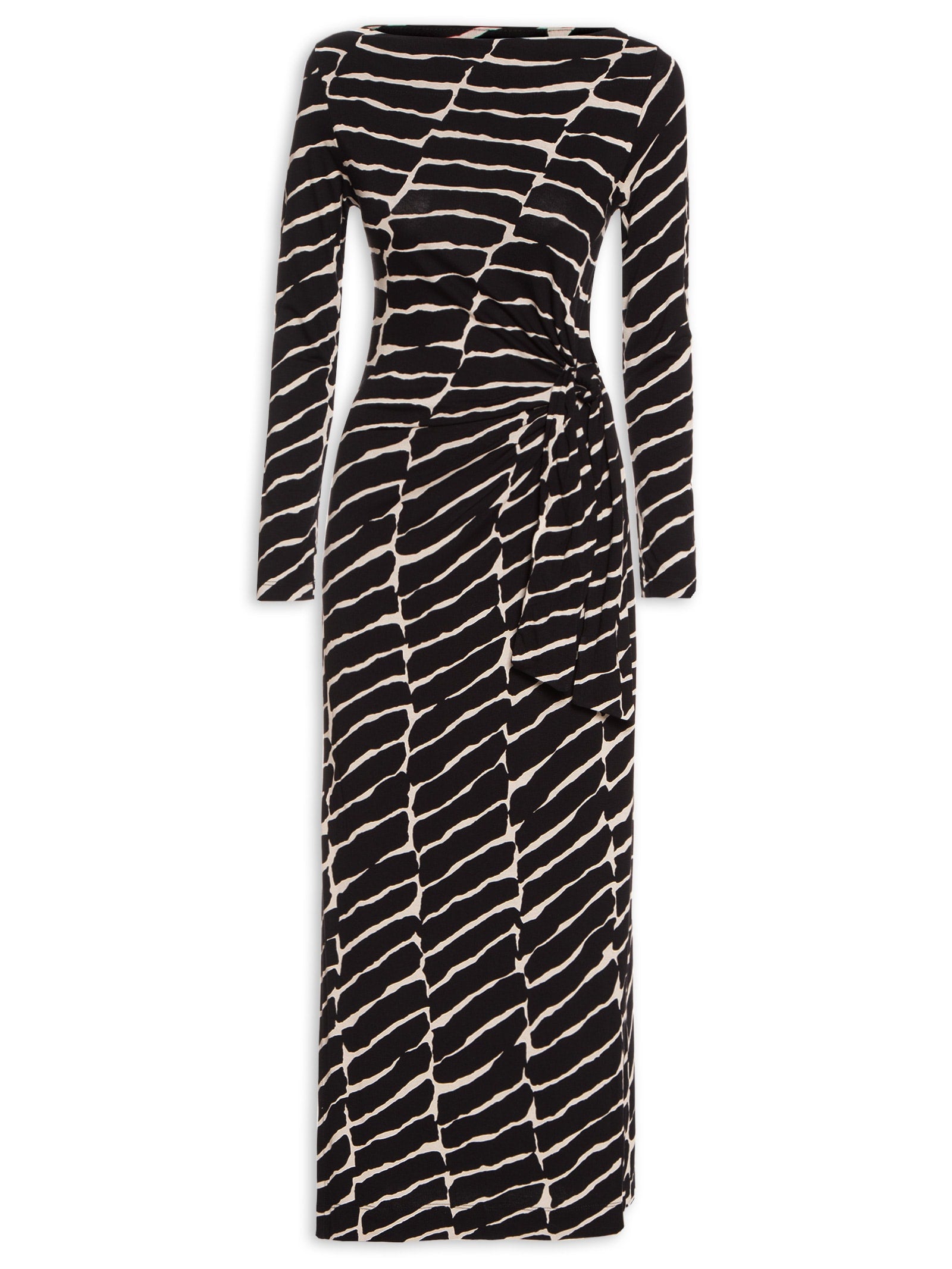 Blusa Feminina Manga Longa Corrosão Salida - Preto