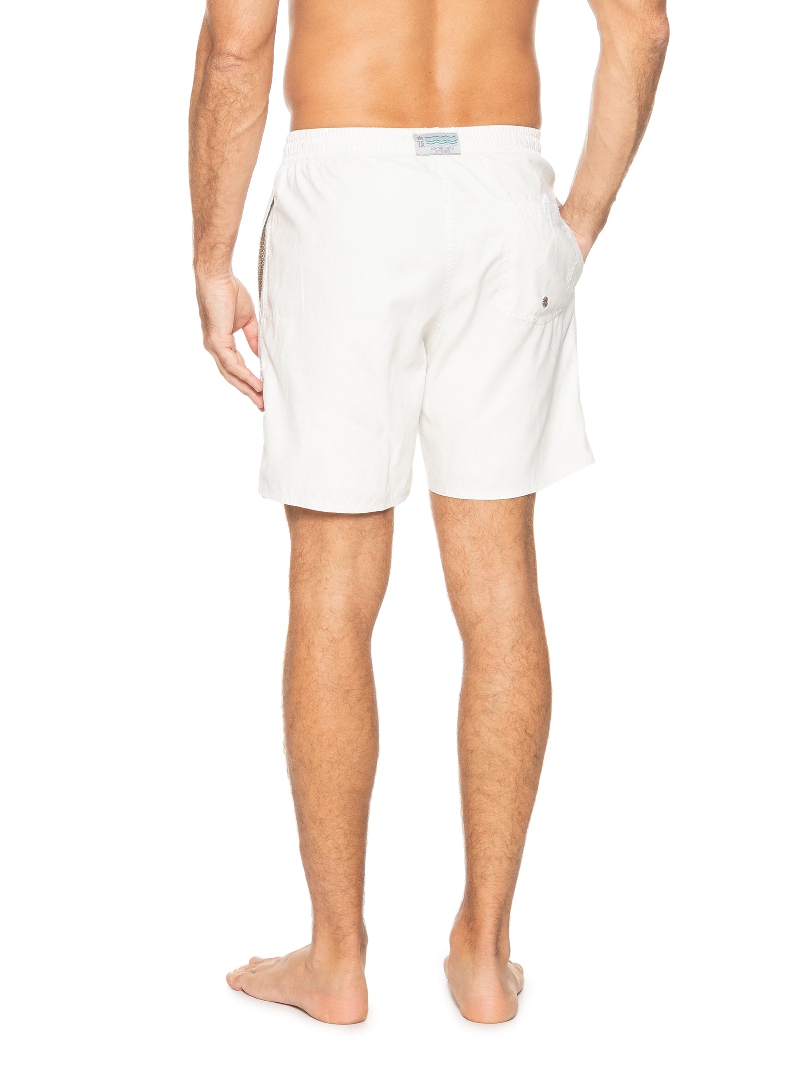 Short Masculino Praia Básico Stoned Peach Touch - Verde - Imagem 4