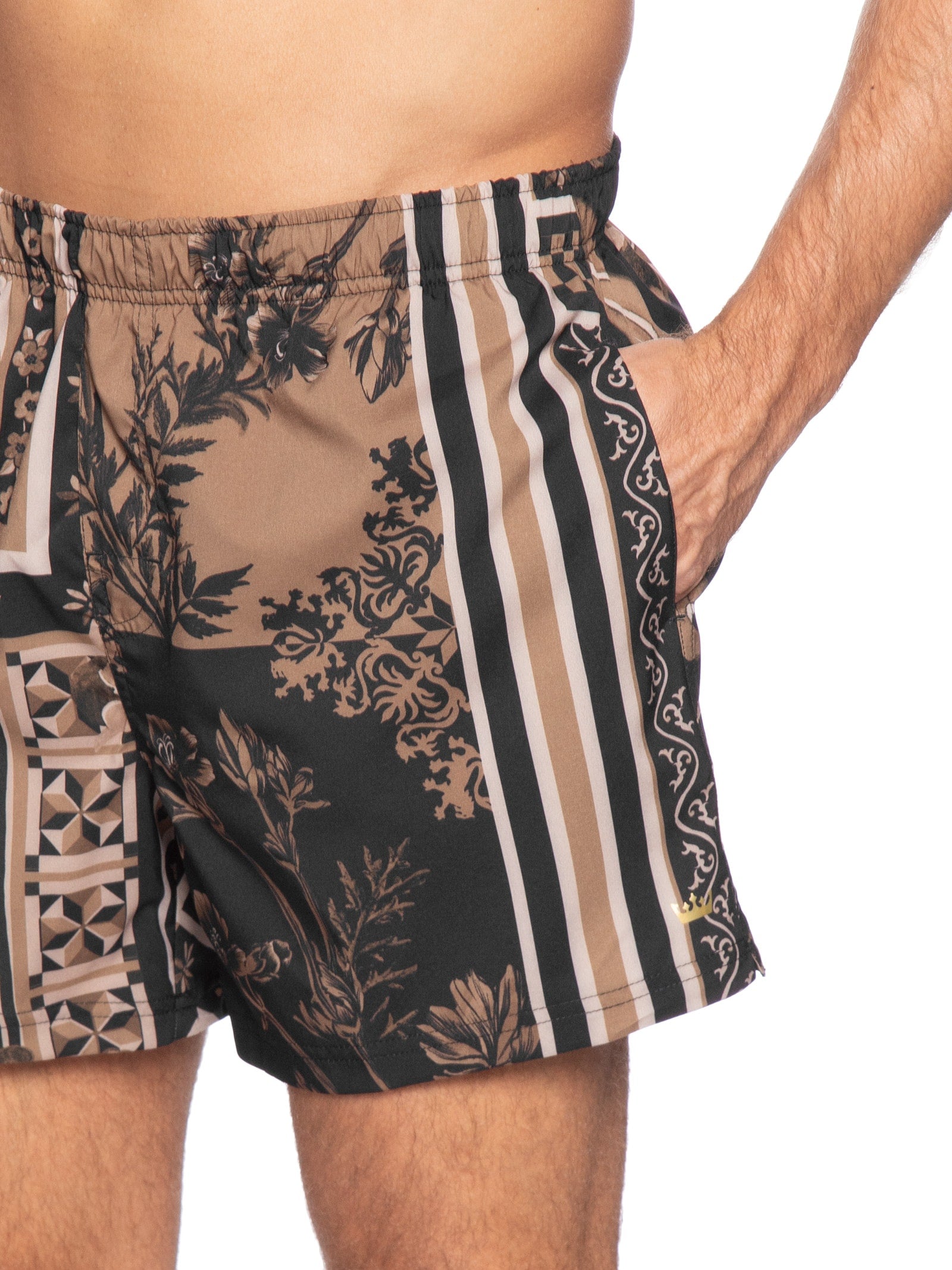 Short Masculino Beach Aquaone Rorschach - Preto - Imagem 5