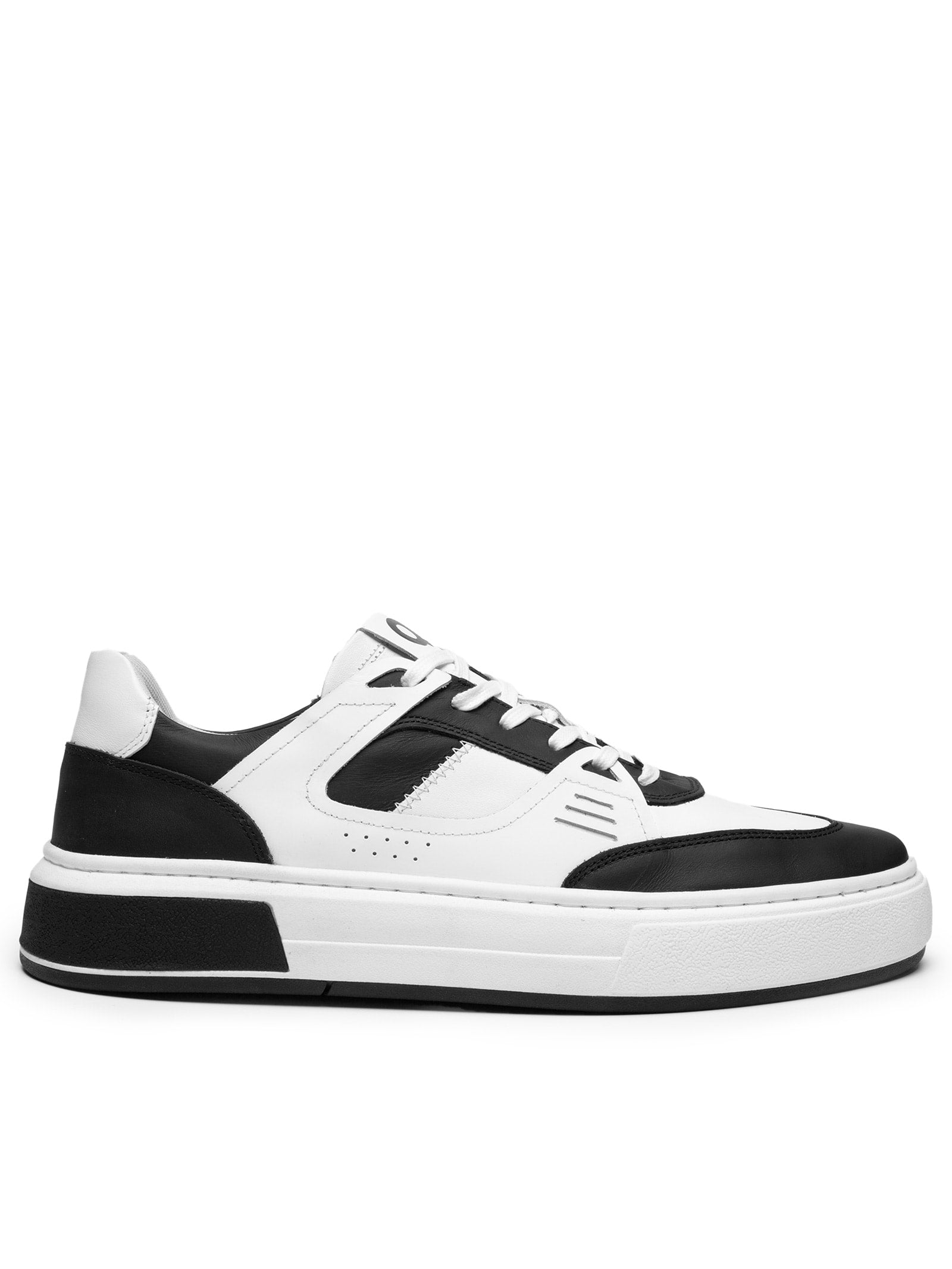 Tênis Masculino Bossanova Couro Gasto - Preto