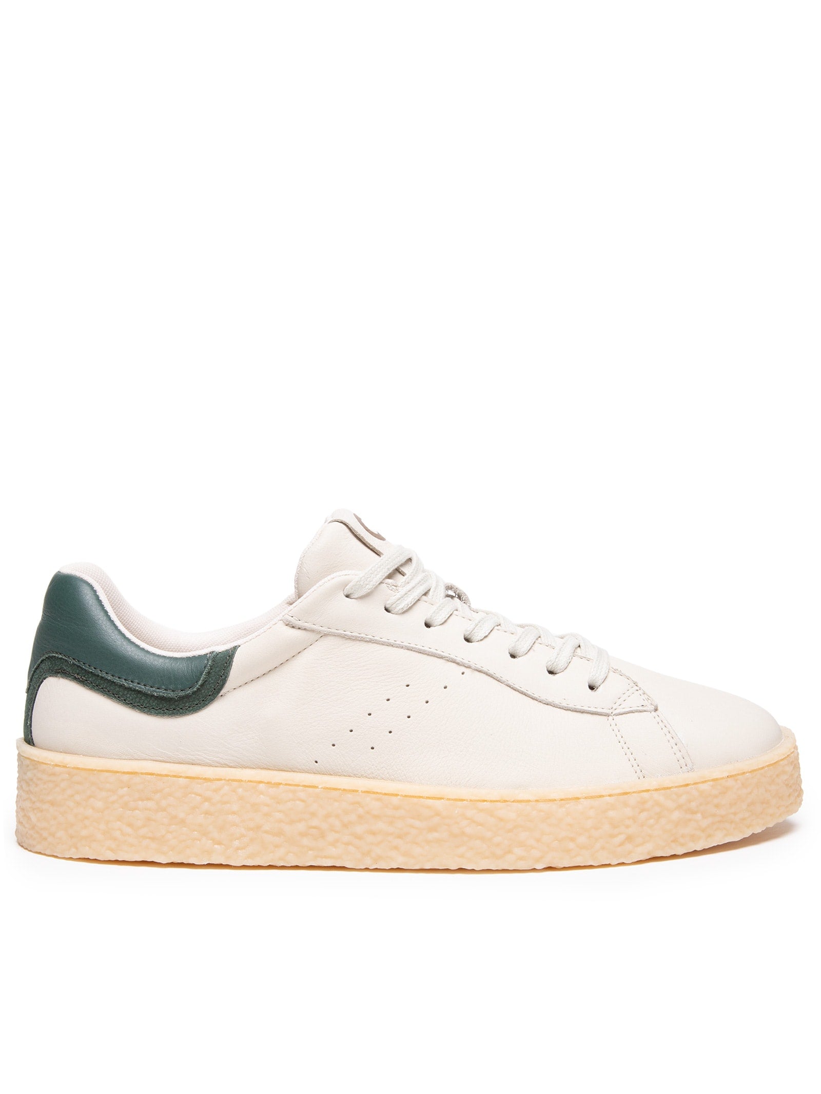 Tênis Feminino Branco Couro Cadarço Básico - Branco