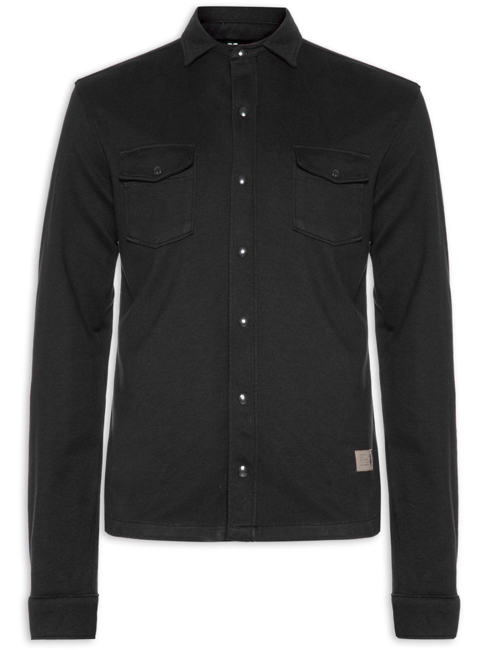 Calça Masculina Malha Ponto Roma Slim - Preto