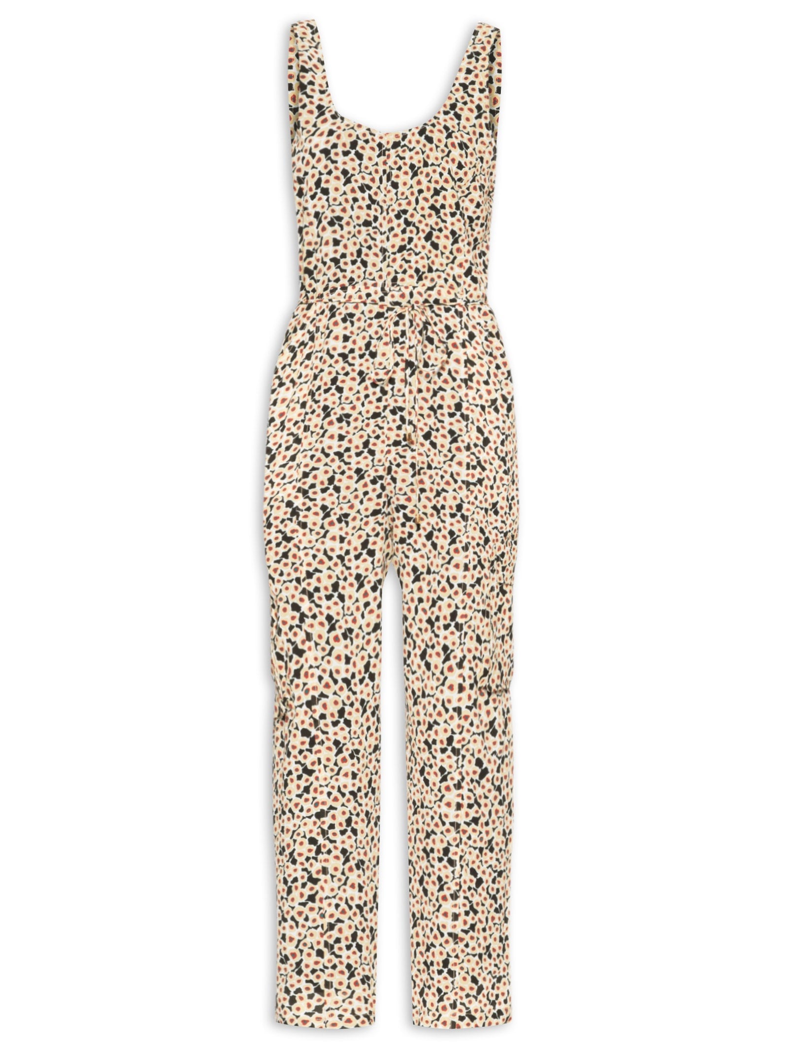 Bata Feminina Floral Ruido - Bege