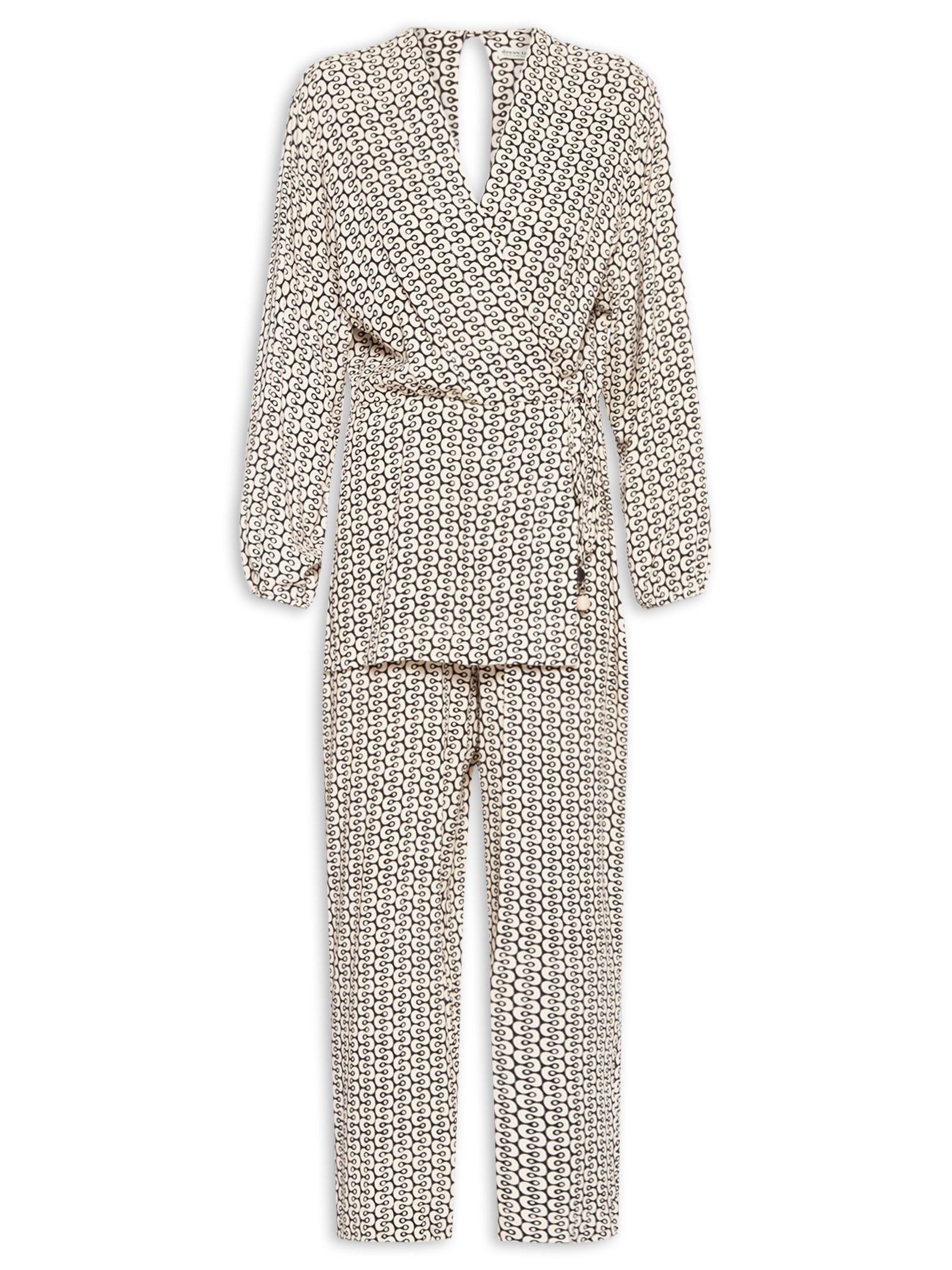 Short Feminino Boxer Crepe Estampa Ipanema - Preto