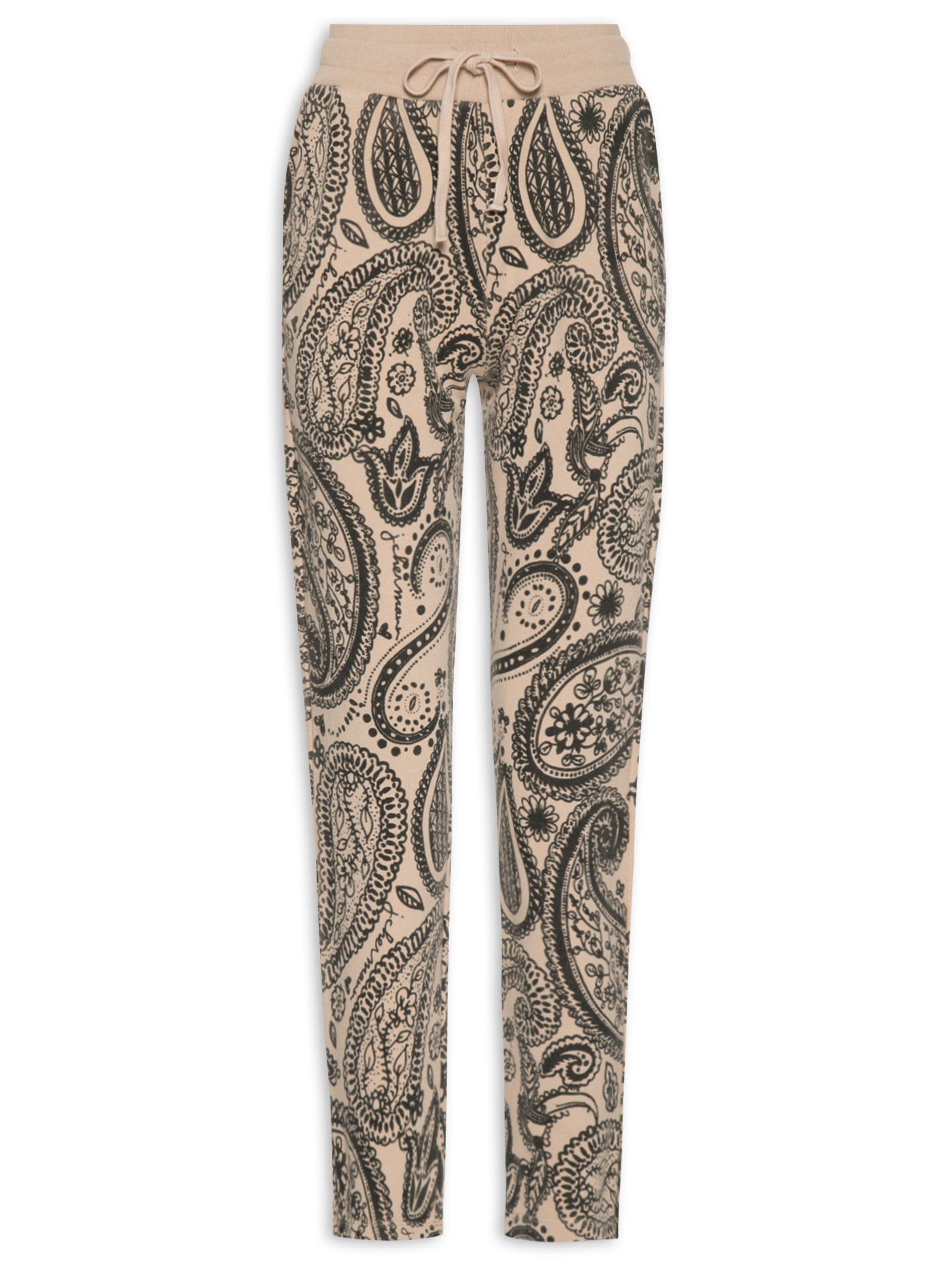 Calça Feminina Cambraia Estampa Corcovado Mix - Bege