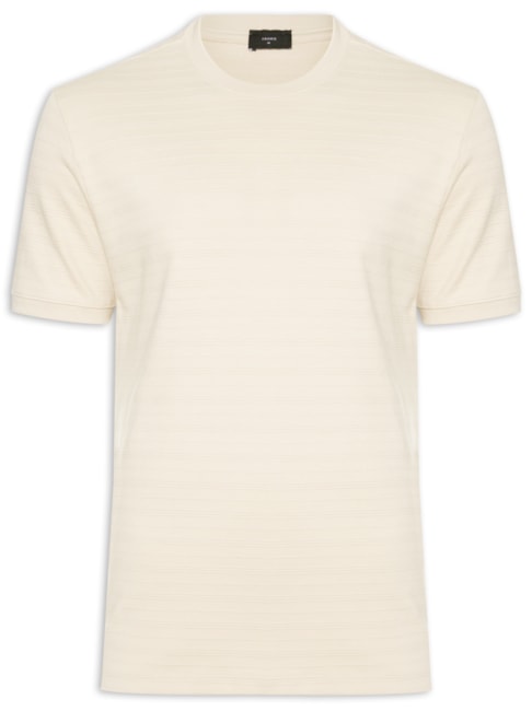 Camiseta Masculina Textura New Suedine - Bege