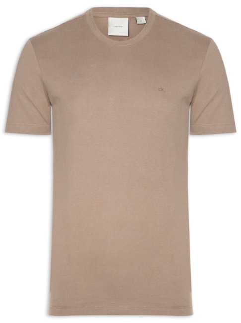 Camiseta Masculina Meia Malha - Bege