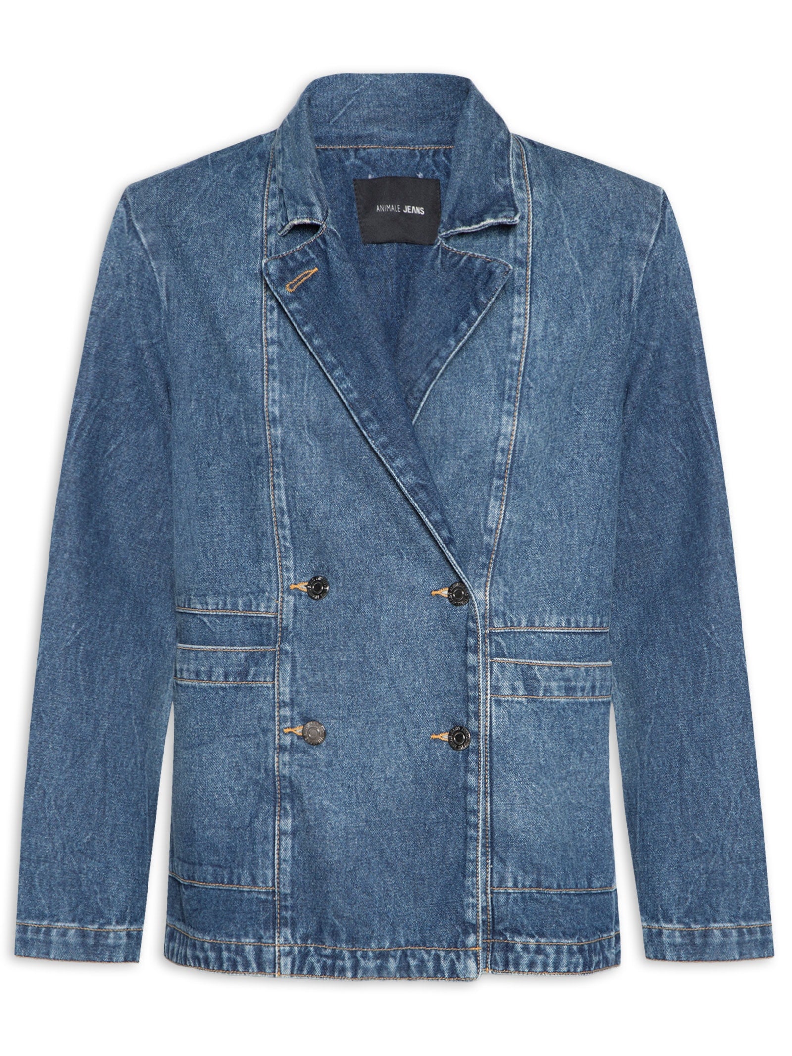 Calça Feminina Jeans Nipper Stoned Marmorizado - Azul