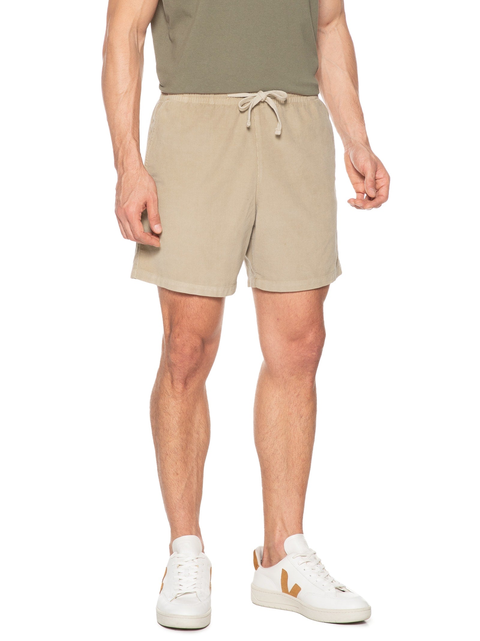 Short Masculino Veludo Cotelê - Verde - Imagem 3