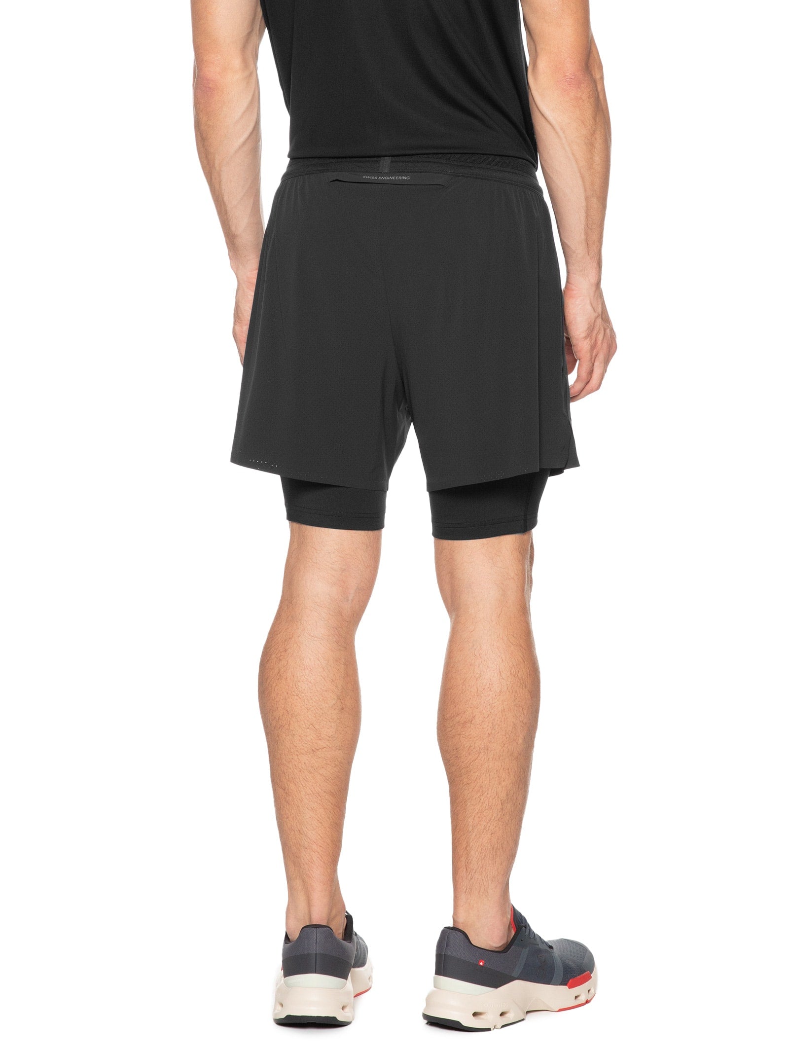Bermuda Masculina Performance Hybrid Short Black - Preto - Imagem 4