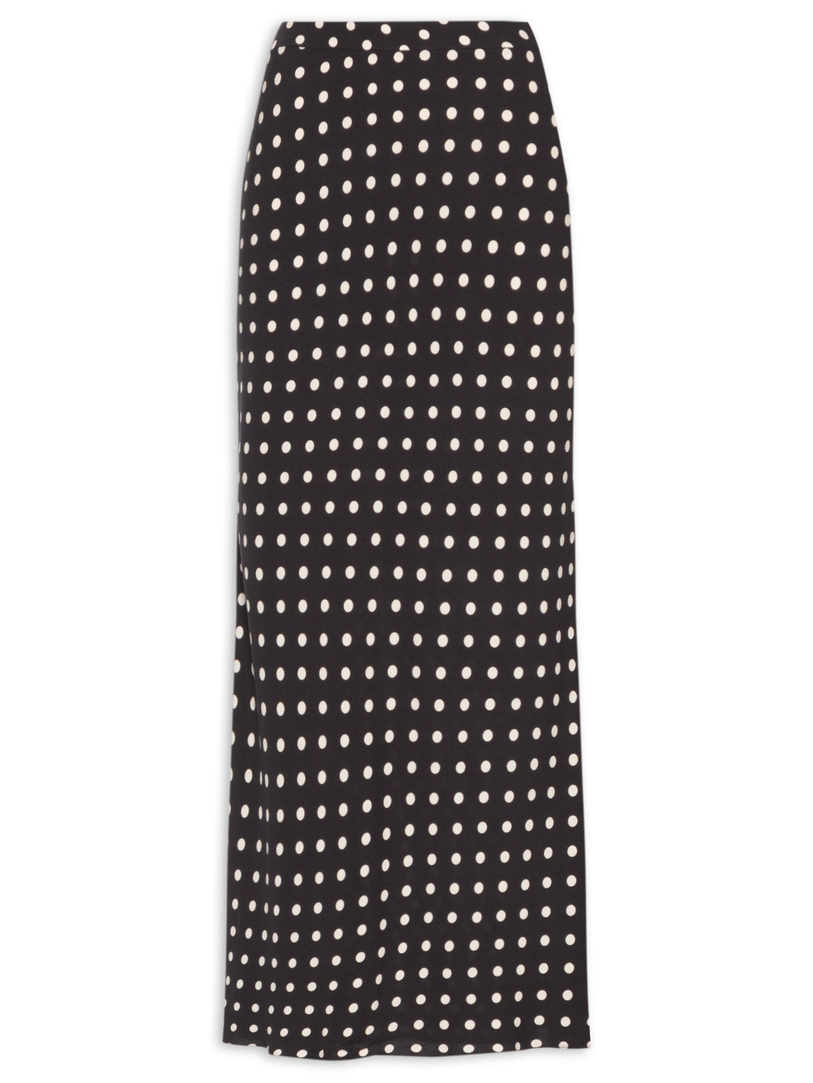 Calça Feminina Alfaiataria Sobreposição Saia - Preto