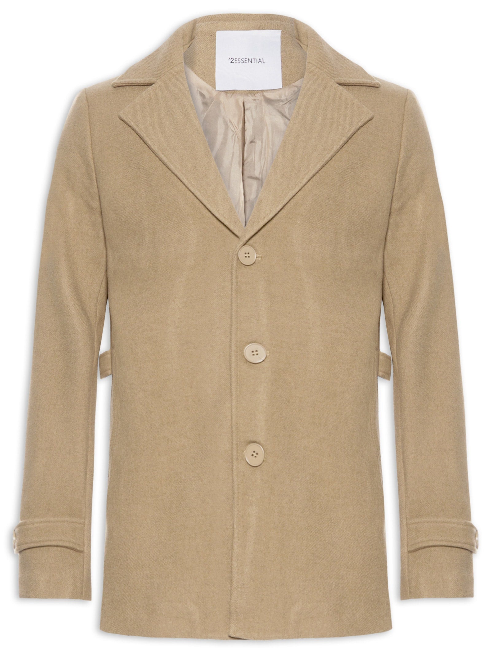 Casaco Masculino Sobretudo - Bege