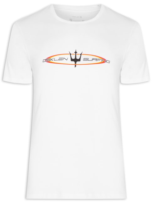 Camiseta Masculina Manga Curta Stone Retro Future - Branco