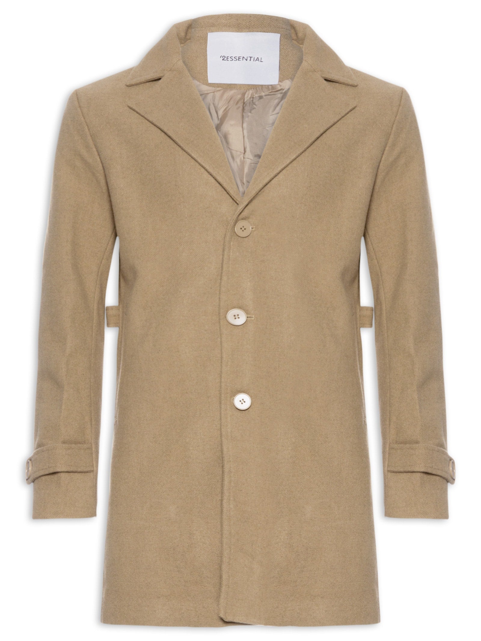 Casaco Masculino Sobretudo - Bege