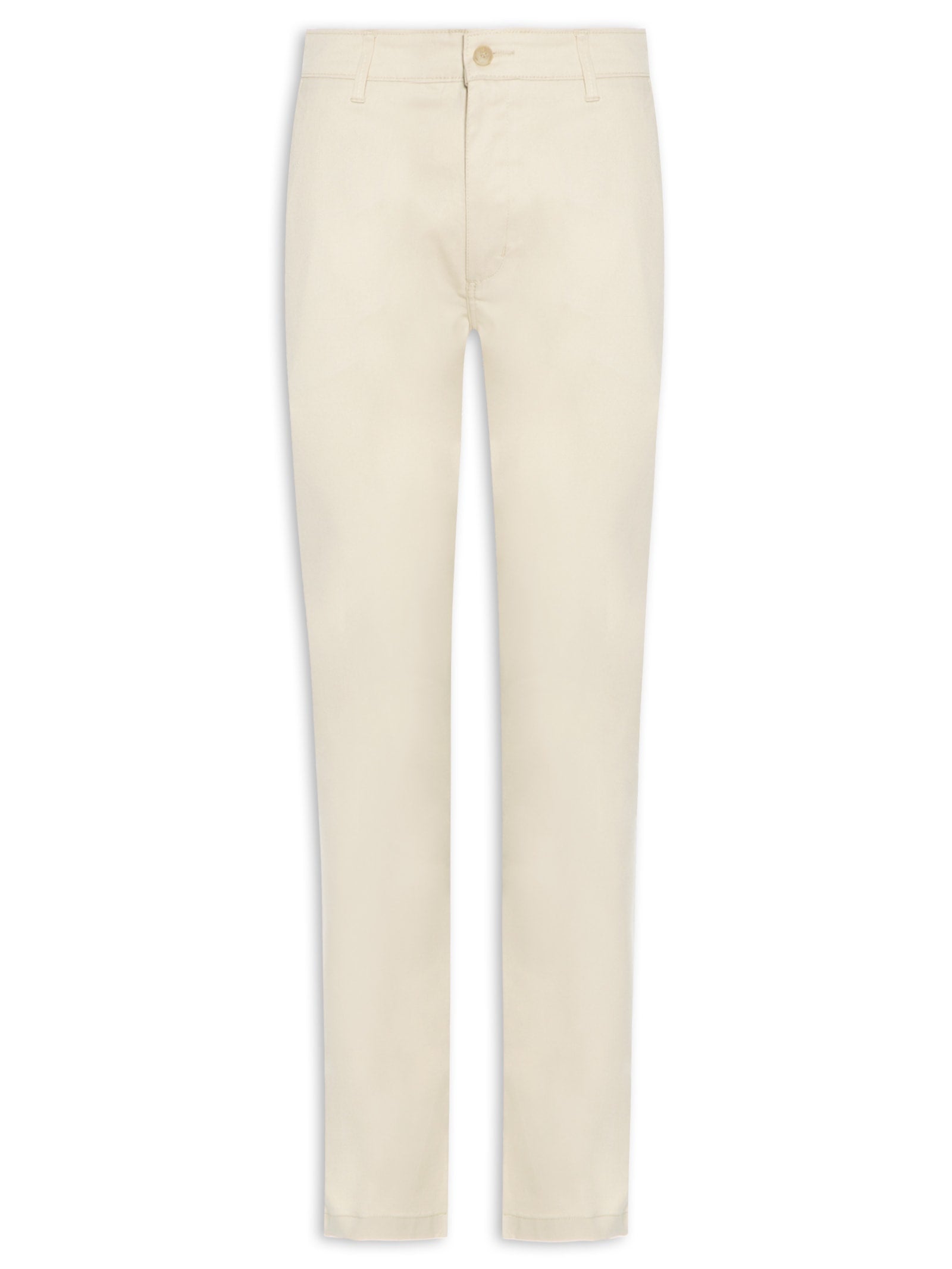 Calça Masculina Clássica Chino Reta - Bege