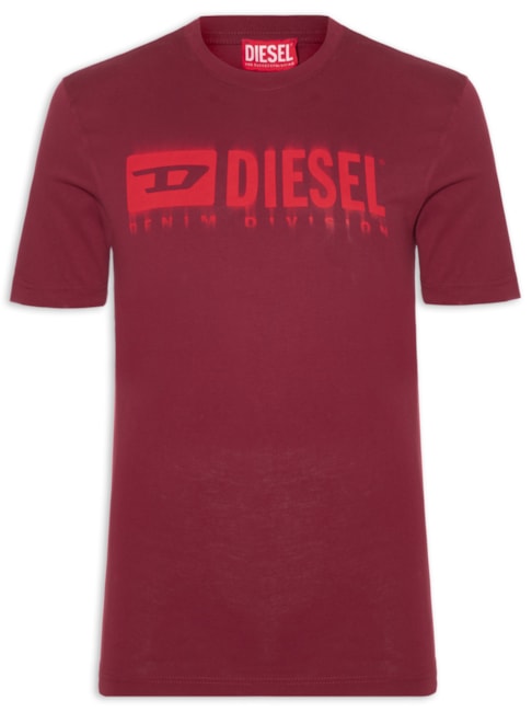 Camiseta Masculina T-Adjust Q7 Logo Print - Vermelho