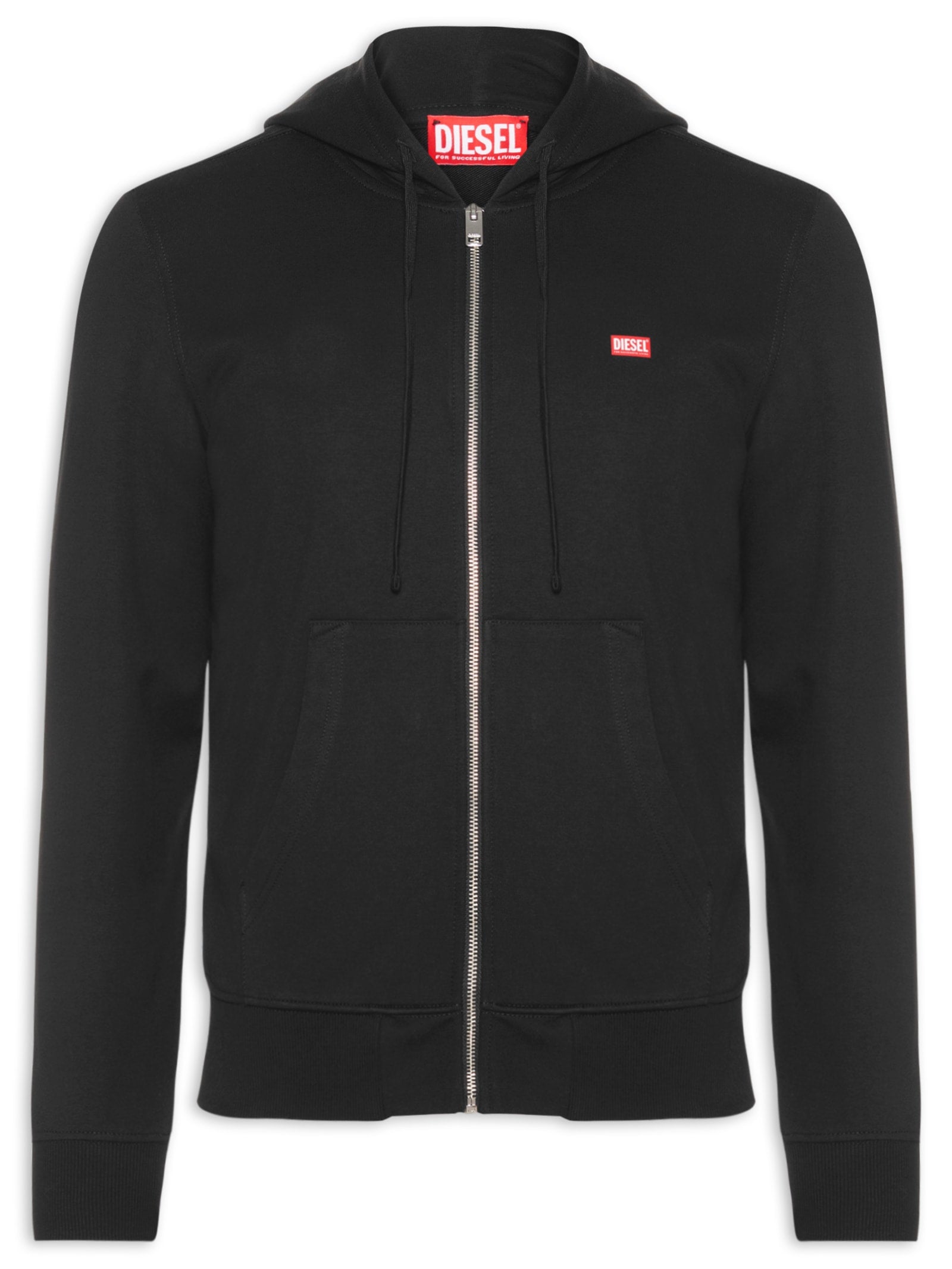 Jaqueta Masculina Corta Vento Com Capuz Básico - Preto