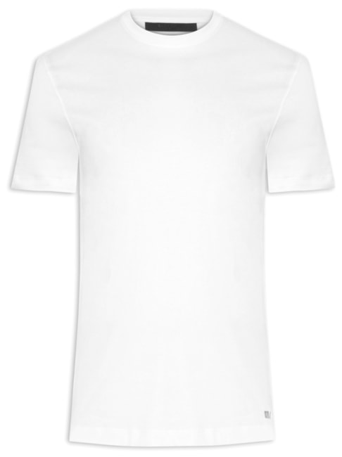 Camiseta Masculina Gola Careca Manga Curta Taut 73 - Branco