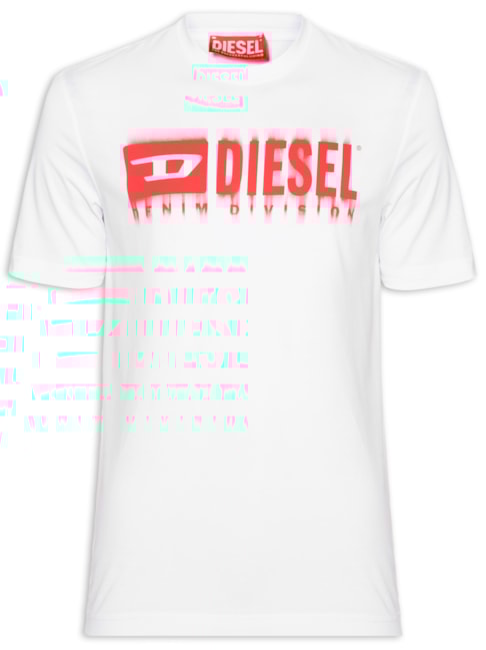 Camiseta Masculina T-Adjust Q7 Logo Print - Branco 