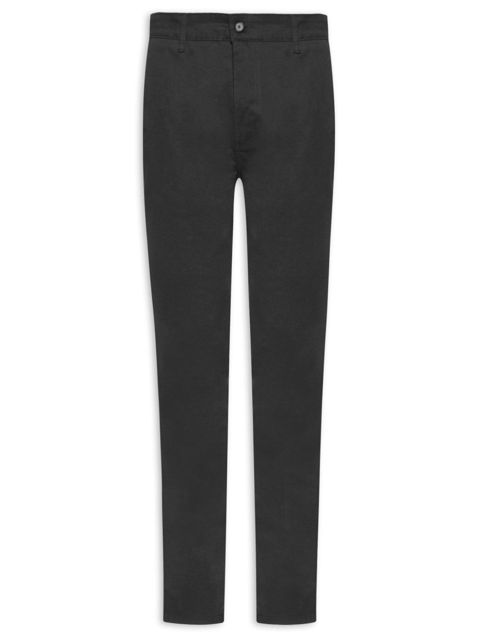 Calça Masculina Chino Reta Color - Preto