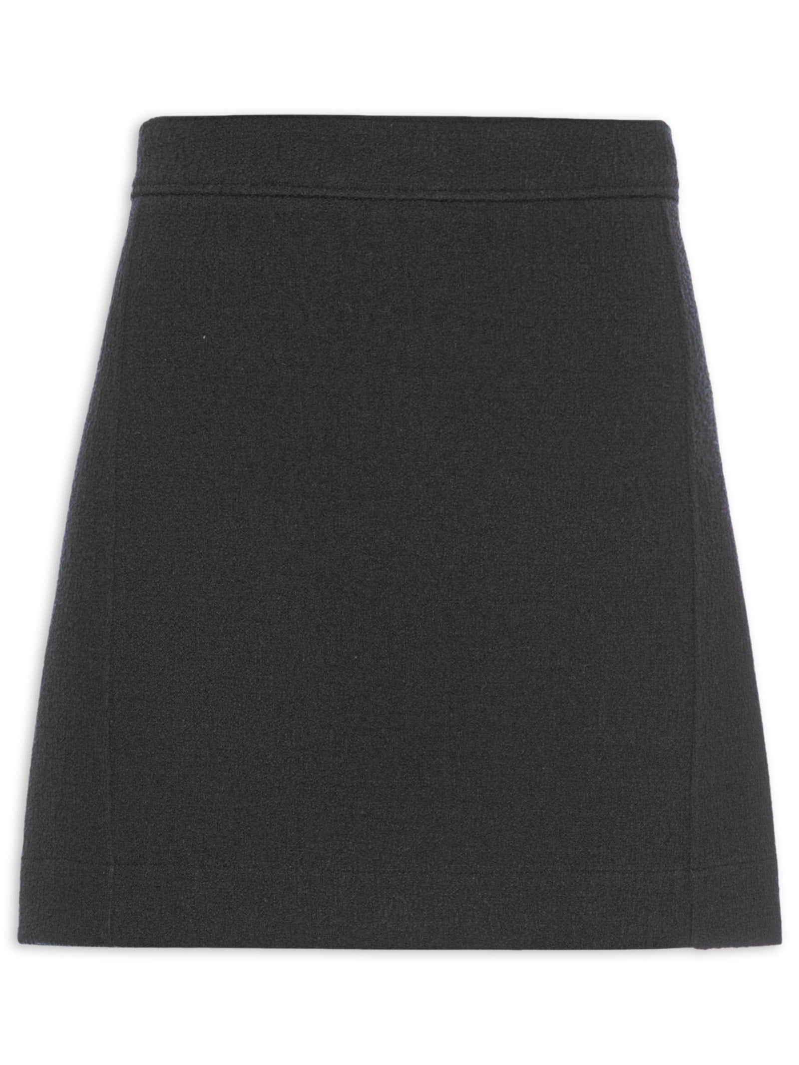 Saia Curta Cintura Alta - Preto