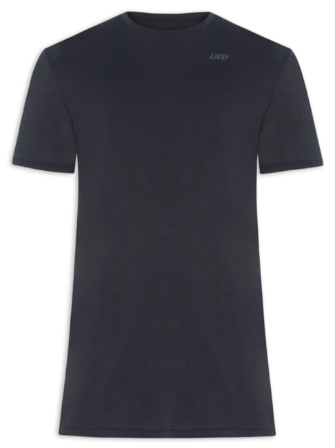 Camiseta Masculina Basic Comfort Men - Preto