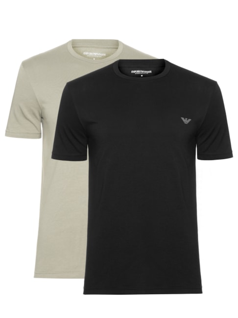 Kit De Camiseta Masculina Pack Top 2 Peças