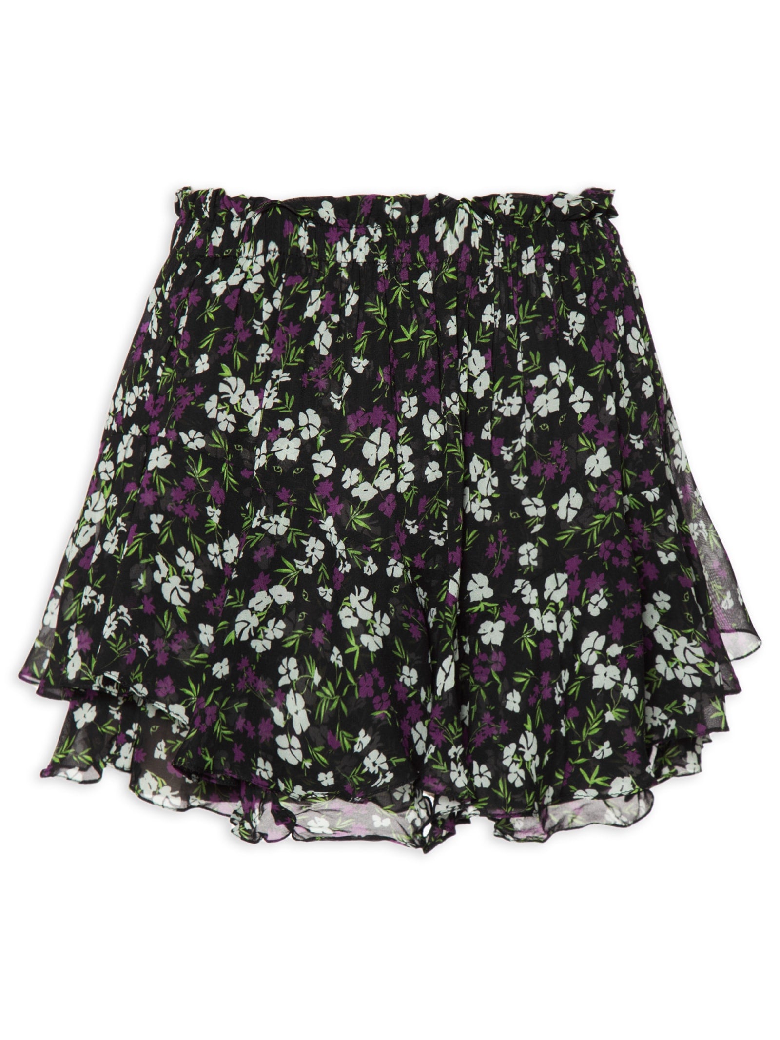 Blusa Feminina Wizzi Floral Jardim - Preto