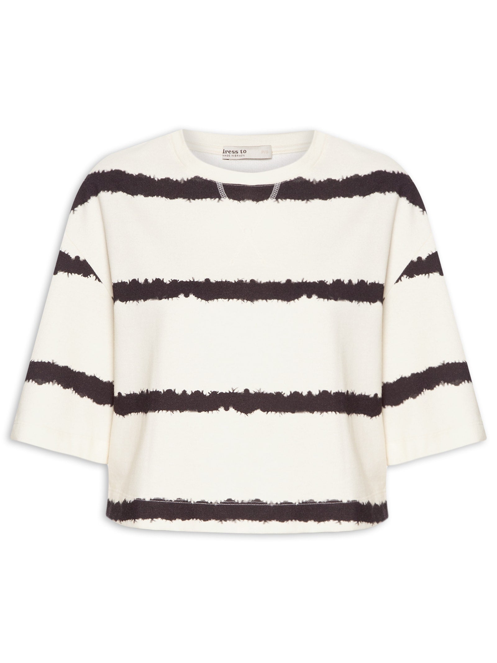 Blusa Cropped Feminina - Off White