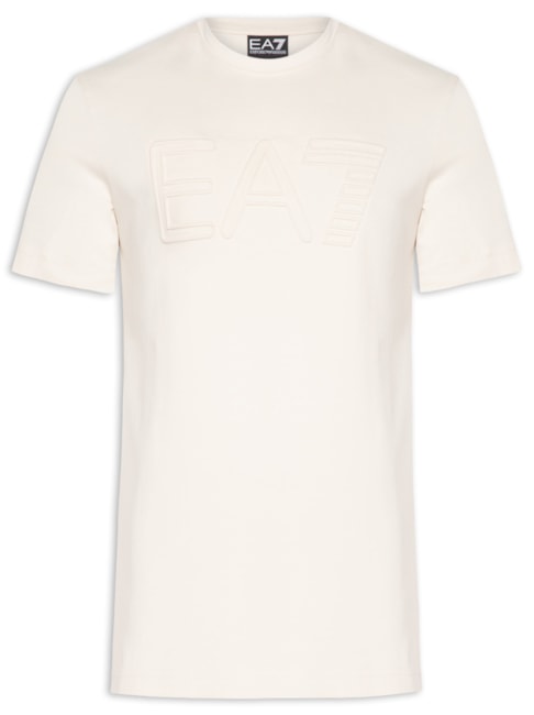 Camiseta Masculina Logo - Bege