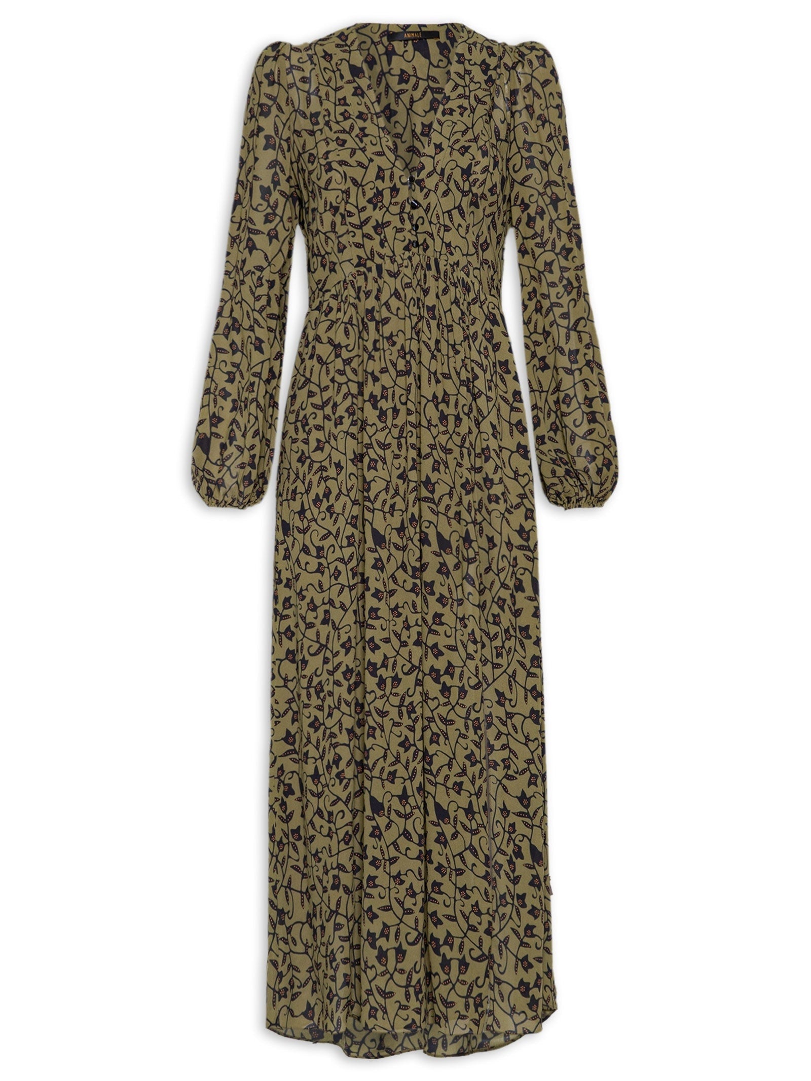 Vestido Curto Siena Liberty - Verde