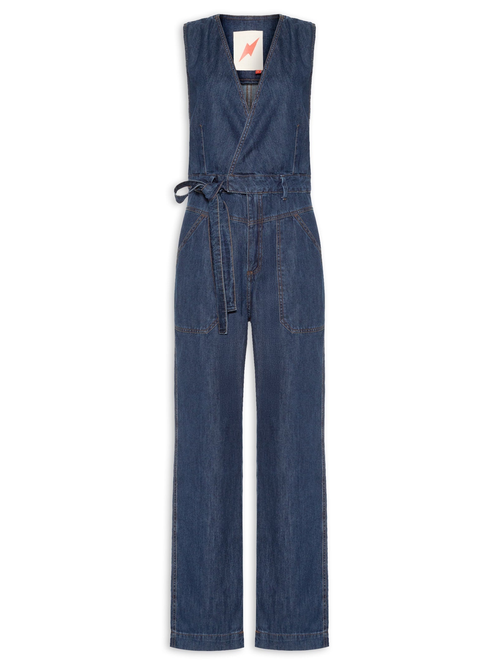 Macacão Feminino Jeans - Azul