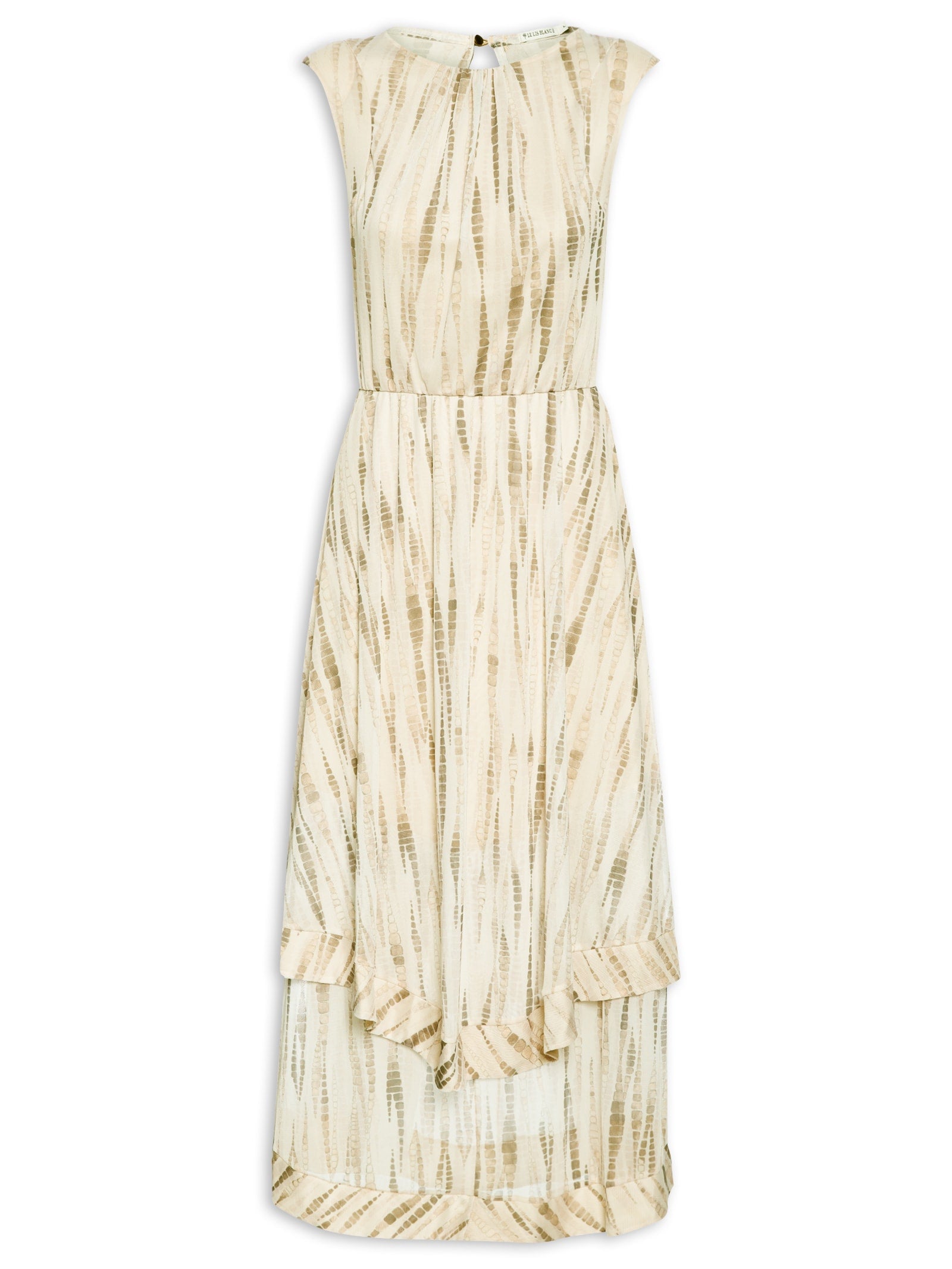 Vestido Tule Pastel - Bege