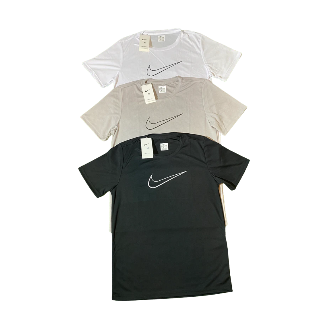 Kit 3 Camisetas Nike Dry Fit – Performance e Estilo no Dia a Dia